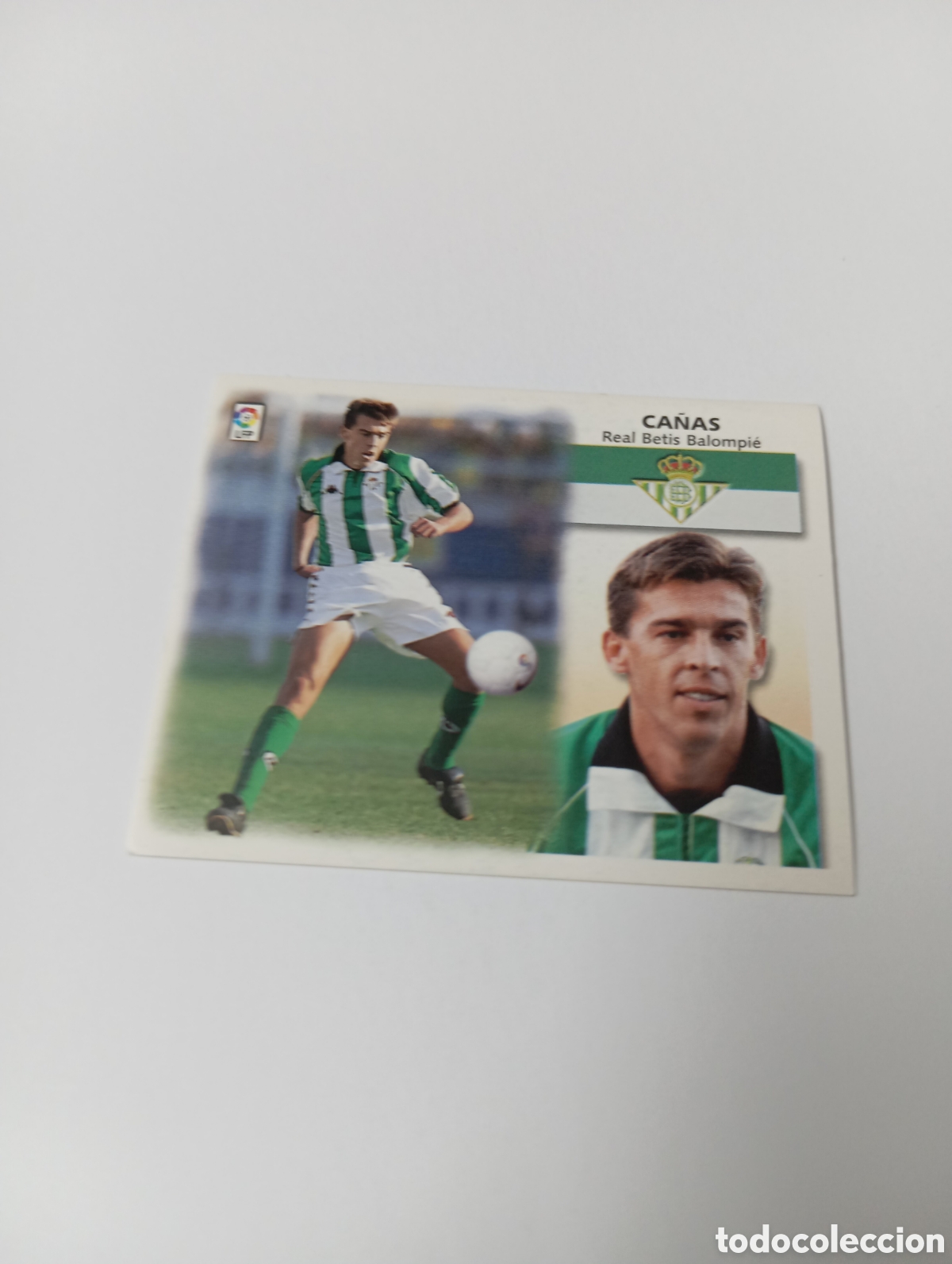 Cromos de F&uacute;tbol: CA&Ntilde;AS Betis LIGA ESTE 1999 2000 PANINI 99 00 NUEVO SIN PEGAR