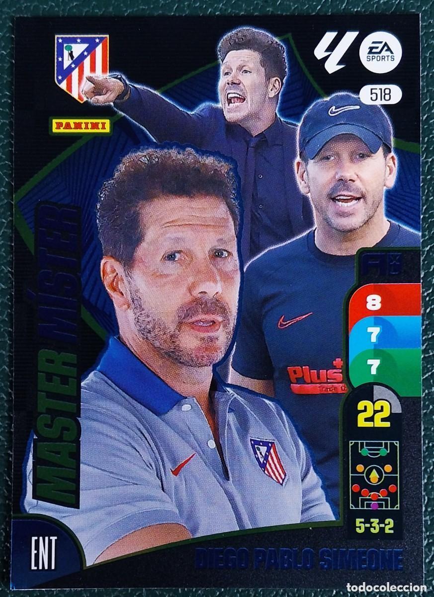 Fu&szlig;ball-Sticker: 518 DIEGO SIMEONE ATLETICO DE MADRID MASTER MISTER FICHAS ALBUM ADRENALYN XL 2024 2025 24 25