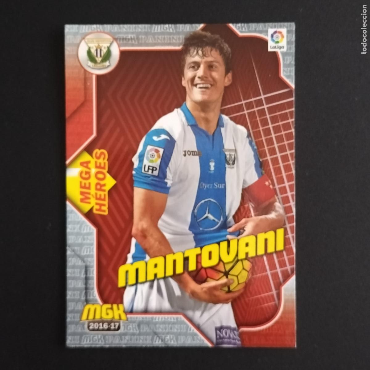 Cromos de F&uacute;tbol: MGK 322 MANTOVANI MEGA HEROES LEGANES CROMOS ALBUM MEGACRACKS LIGA FUTBOL 2016 2017 16 17