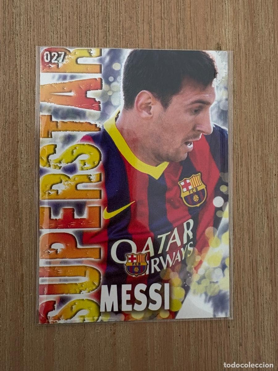 Cromos de F&uacute;tbol: 19. CROMO MUNDICROMO 2013-14 13-14 MESSI N 027 SUPERSTAR