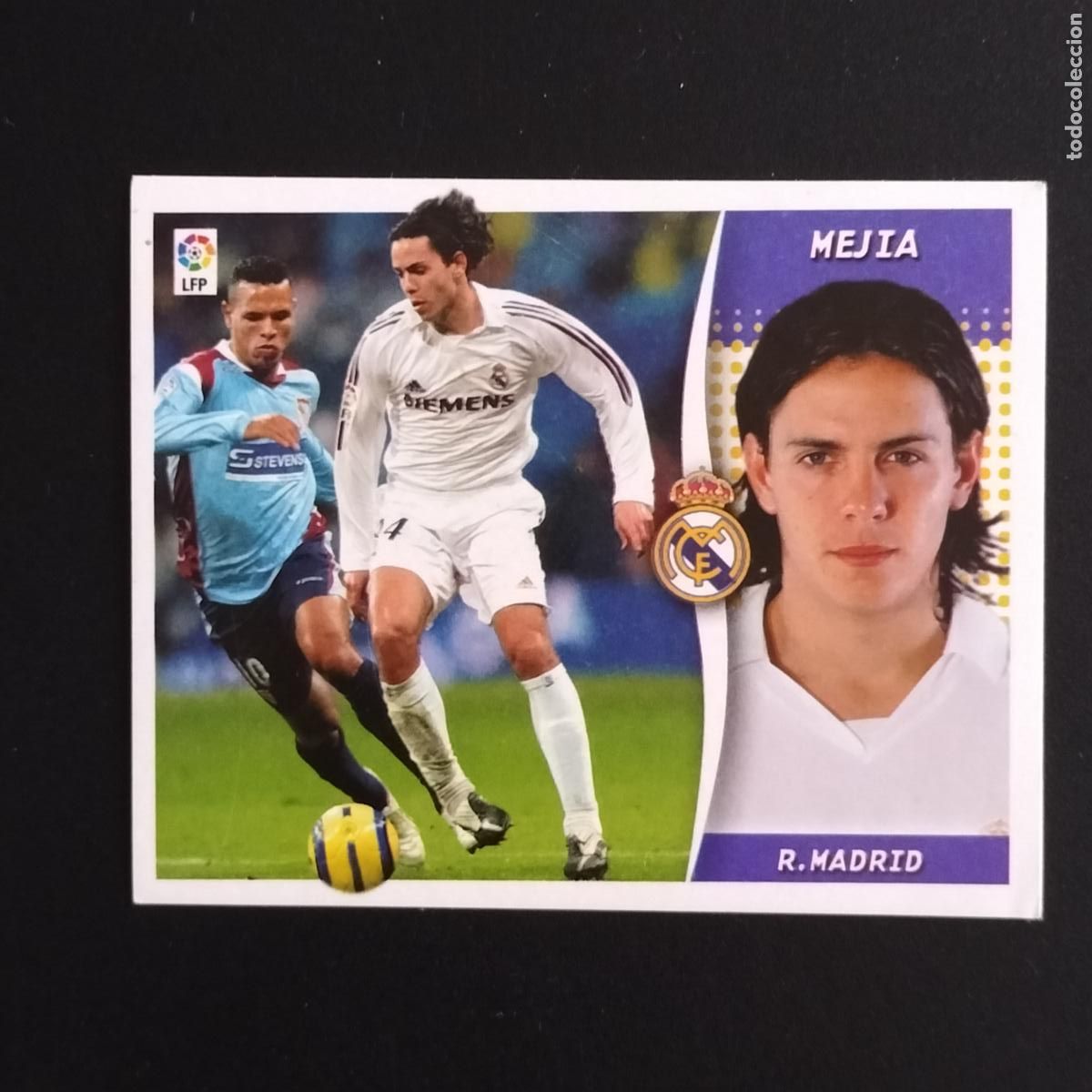Cromos de F&uacute;tbol: VIEJO BAJA MEJIA REAL MADRID EDICIONES ESTE CROMOS ALBUM LIGA FUTBOL 2006-2007 06-07