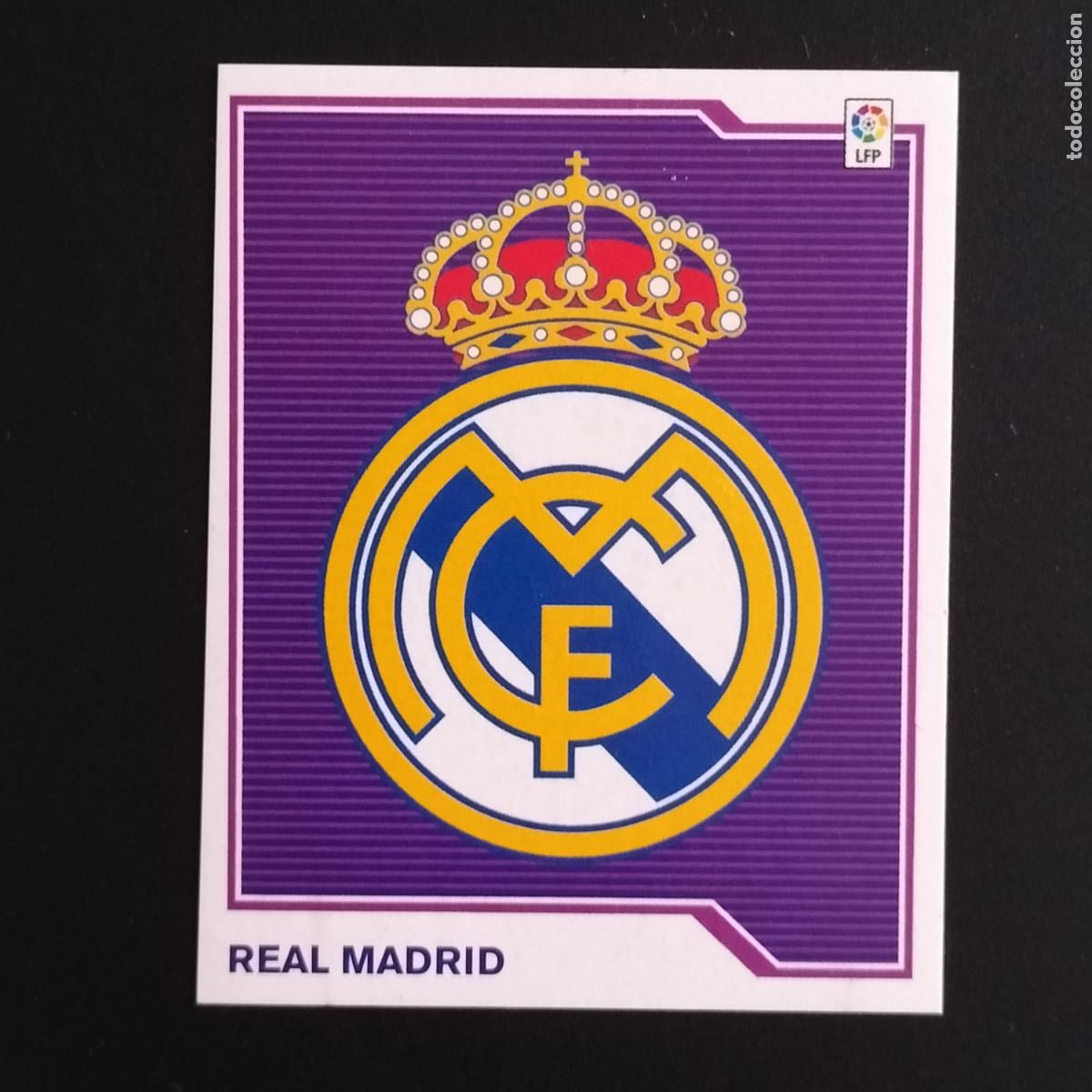 Cromos de F&uacute;tbol: ESCUDO REAL MADRID CROMOS ALBUM EDICIONES ESTE LIGA FUTBOL 2007 2008 07 08 PANINI