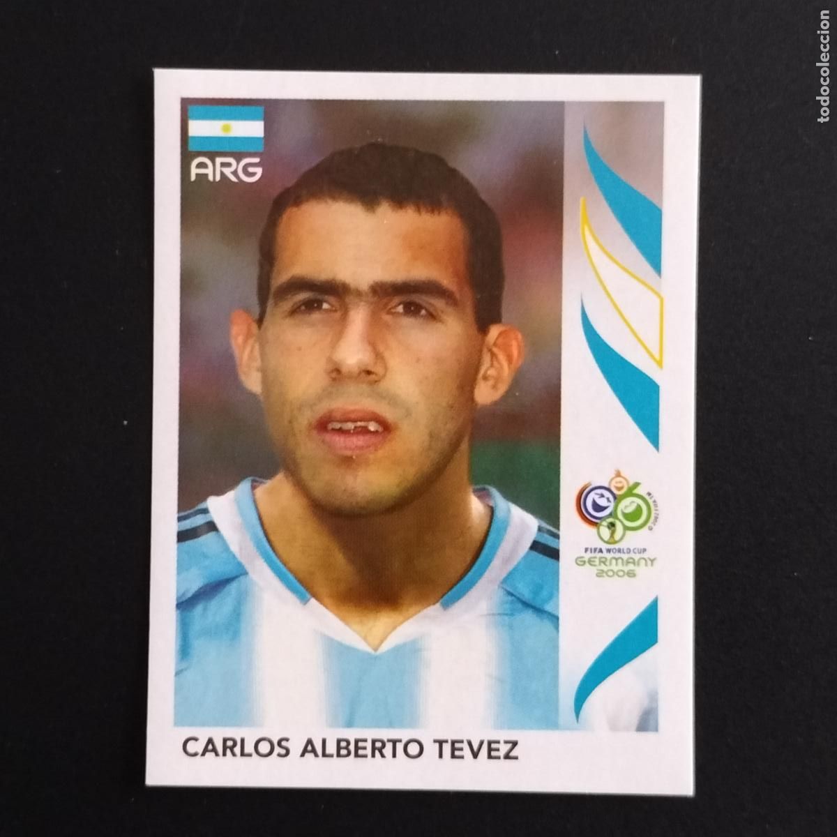 Cromos de F&uacute;tbol: 187 CARLOS ALBERTO TEVEZ ARGENTINA CROMOS FIFA WORLD CUP GERMANY 2006 MUNDIAL FUTBOL ALEMANIA PANINI