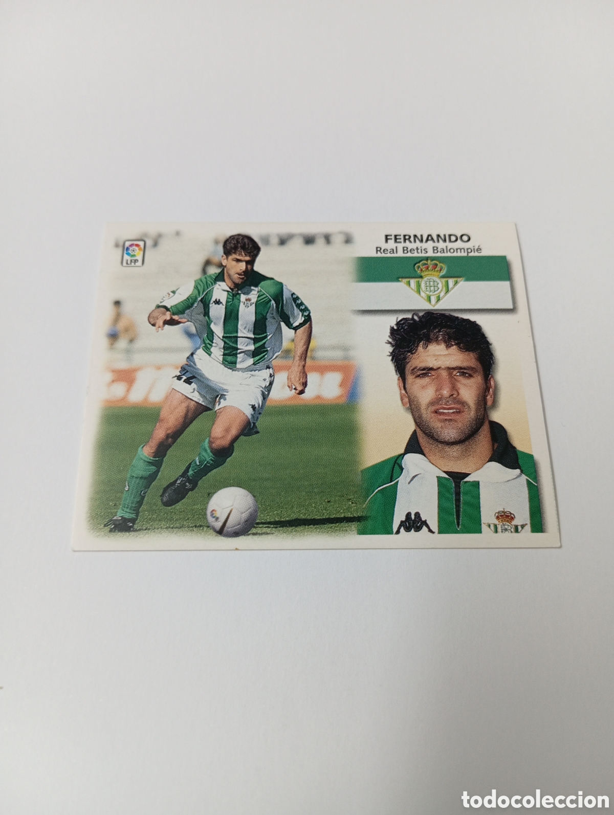Cromos de F&uacute;tbol: FERNANDO BAJA Betis LIGA ESTE 1999 2000 PANINI 99 00 NUEVO SIN PEGAR