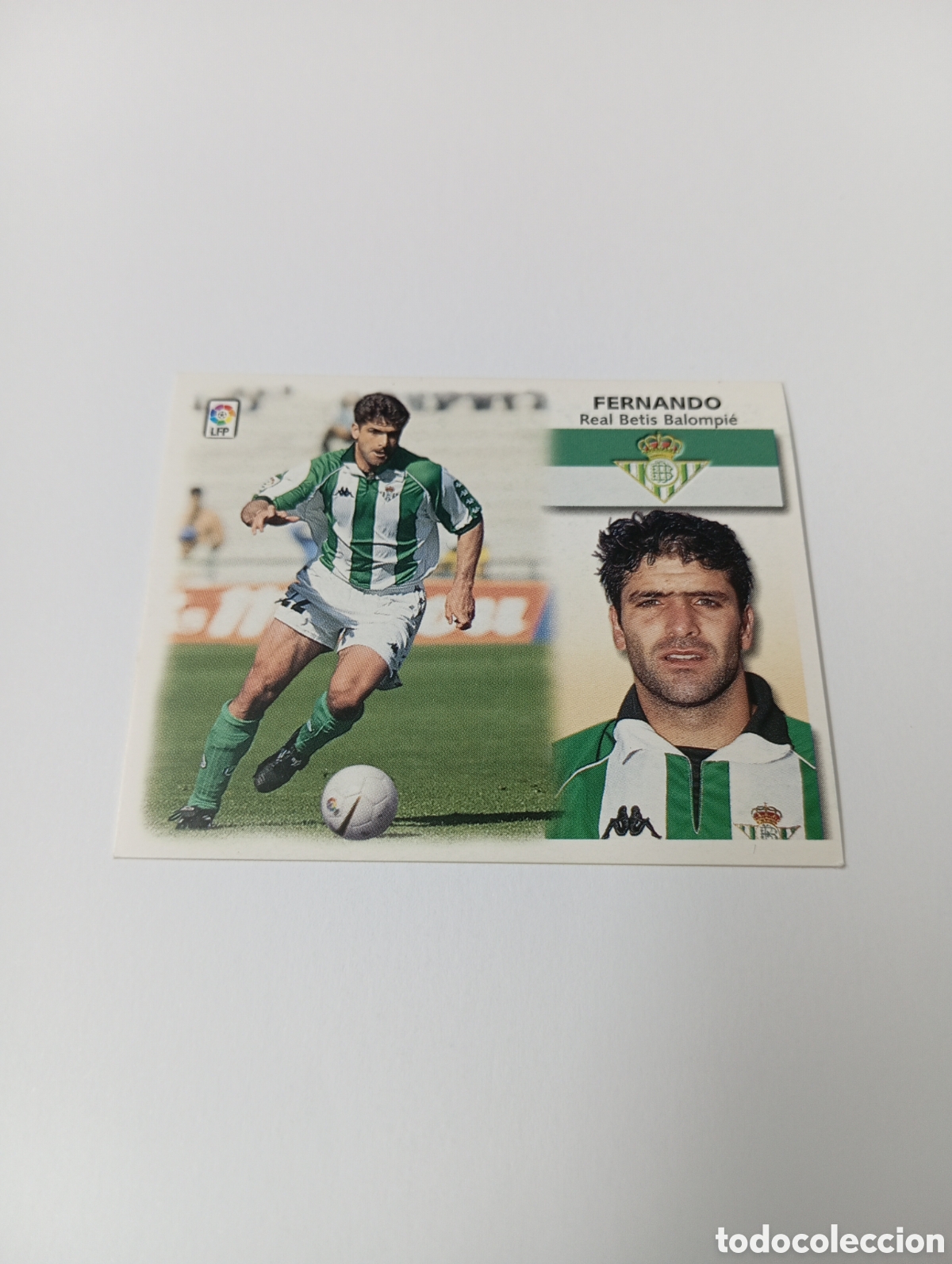 Cromos de F&uacute;tbol: FERNANDO BAJA Betis LIGA ESTE 1999 2000 PANINI 99 00 NUEVO SIN PEGAR