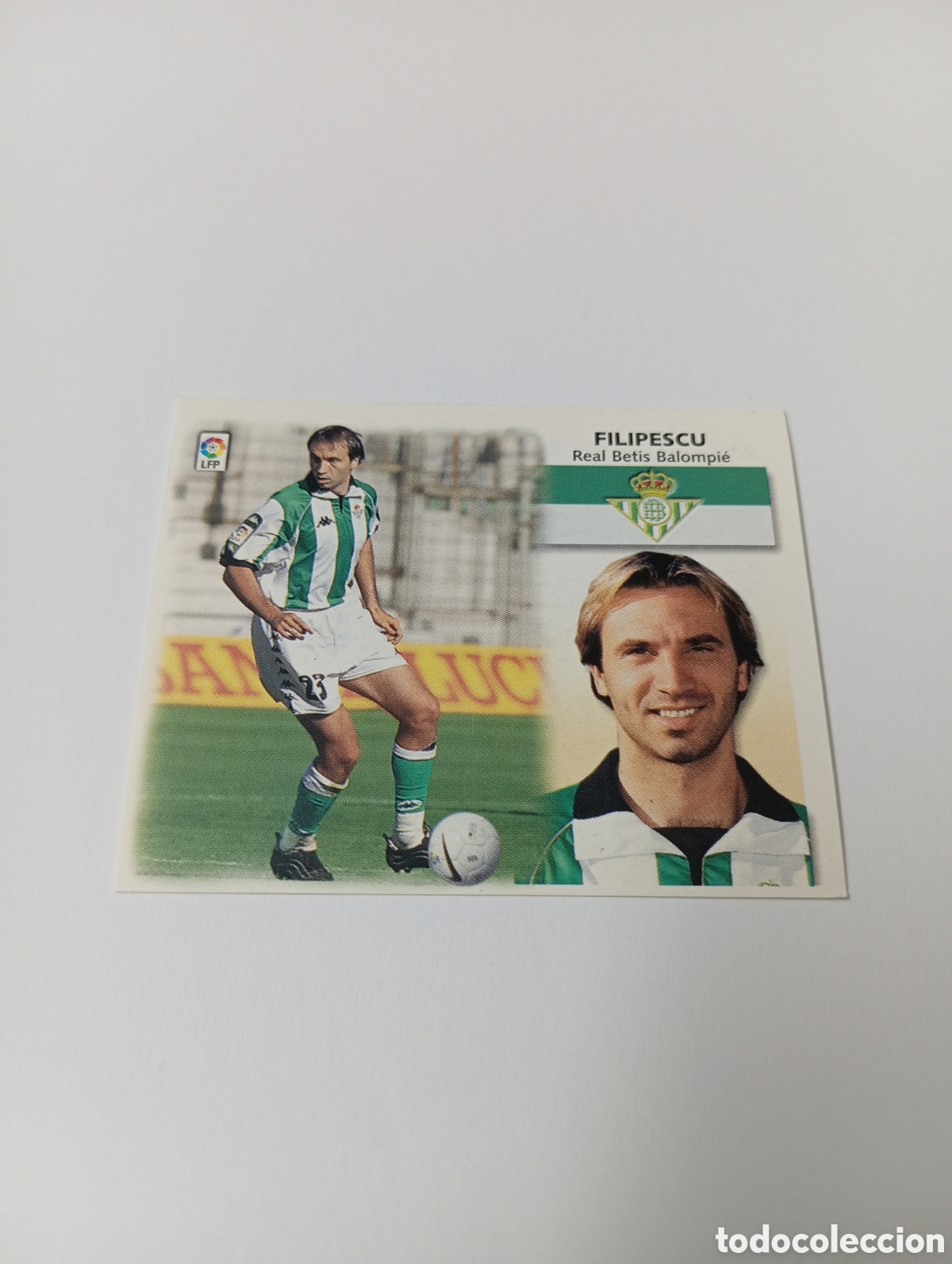 Cromos de F&uacute;tbol: FILIPESCU Betis LIGA ESTE 1999 2000 PANINI 99 00 NUEVO SIN PEGAR