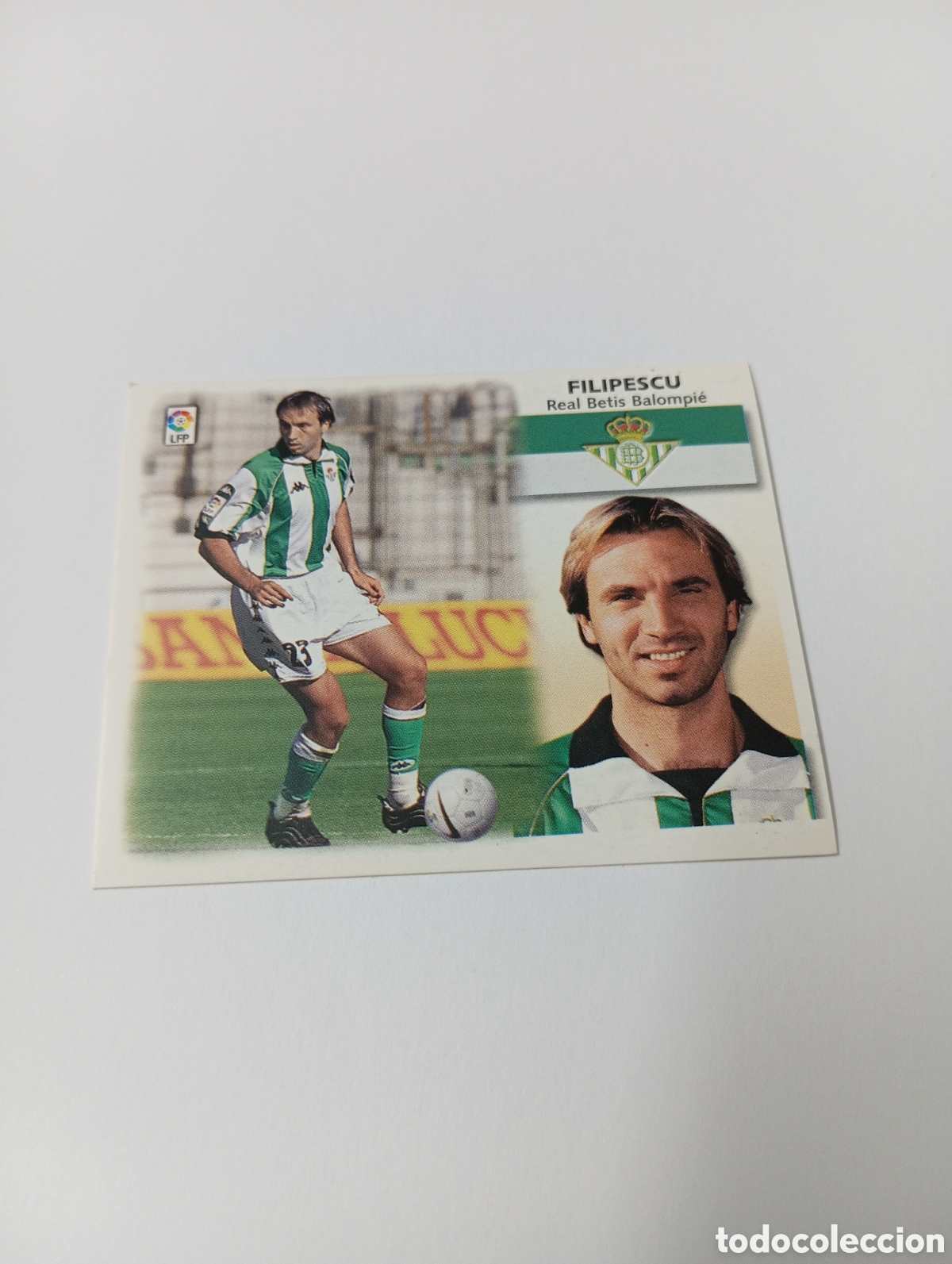 Cromos de F&uacute;tbol: FILIPESCU Betis LIGA ESTE 1999 2000 PANINI 99 00 NUEVO SIN PEGAR