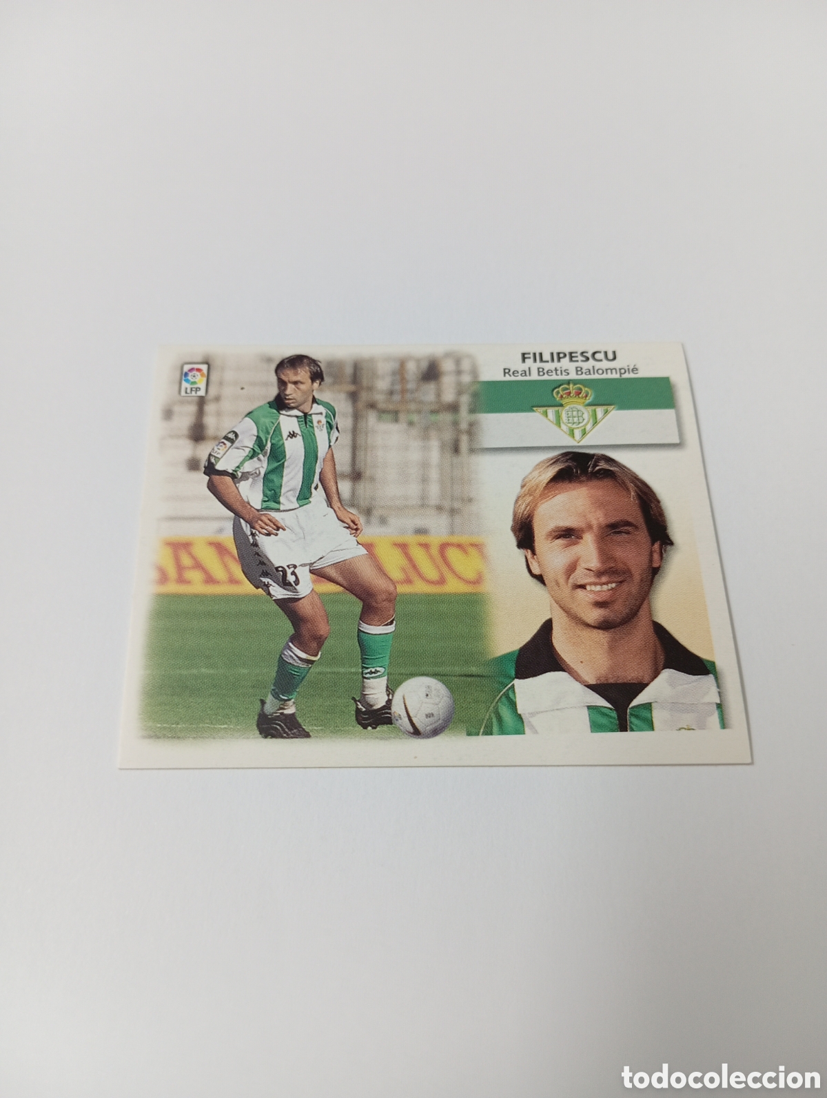 Cromos de F&uacute;tbol: FILIPESCU Betis LIGA ESTE 1999 2000 PANINI 99 00 NUEVO SIN PEGAR