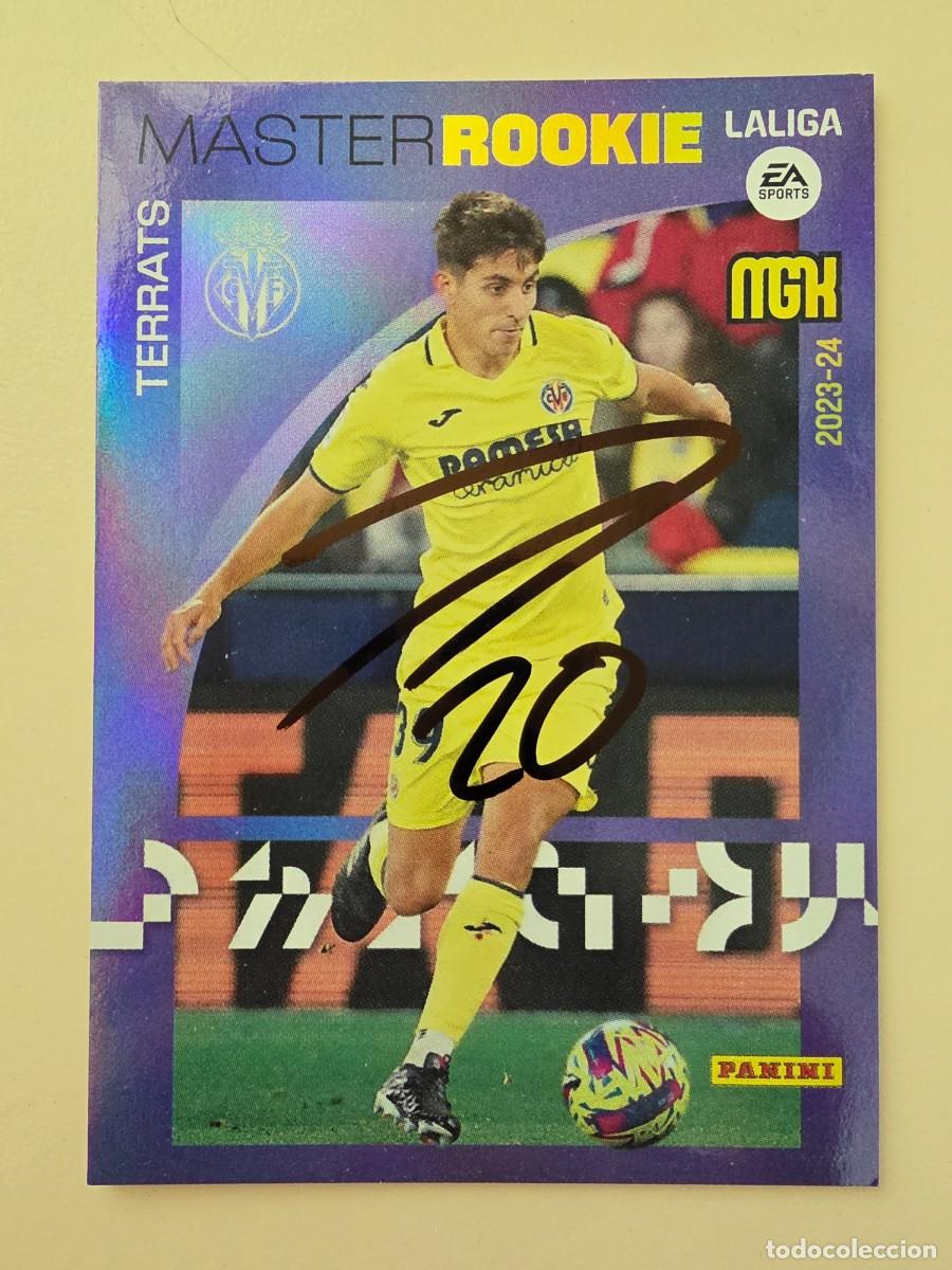 Cromos de F&uacute;tbol: Cromo firmado de Ram&oacute;n Terrats con aut&oacute;grafo, Villarreal CF