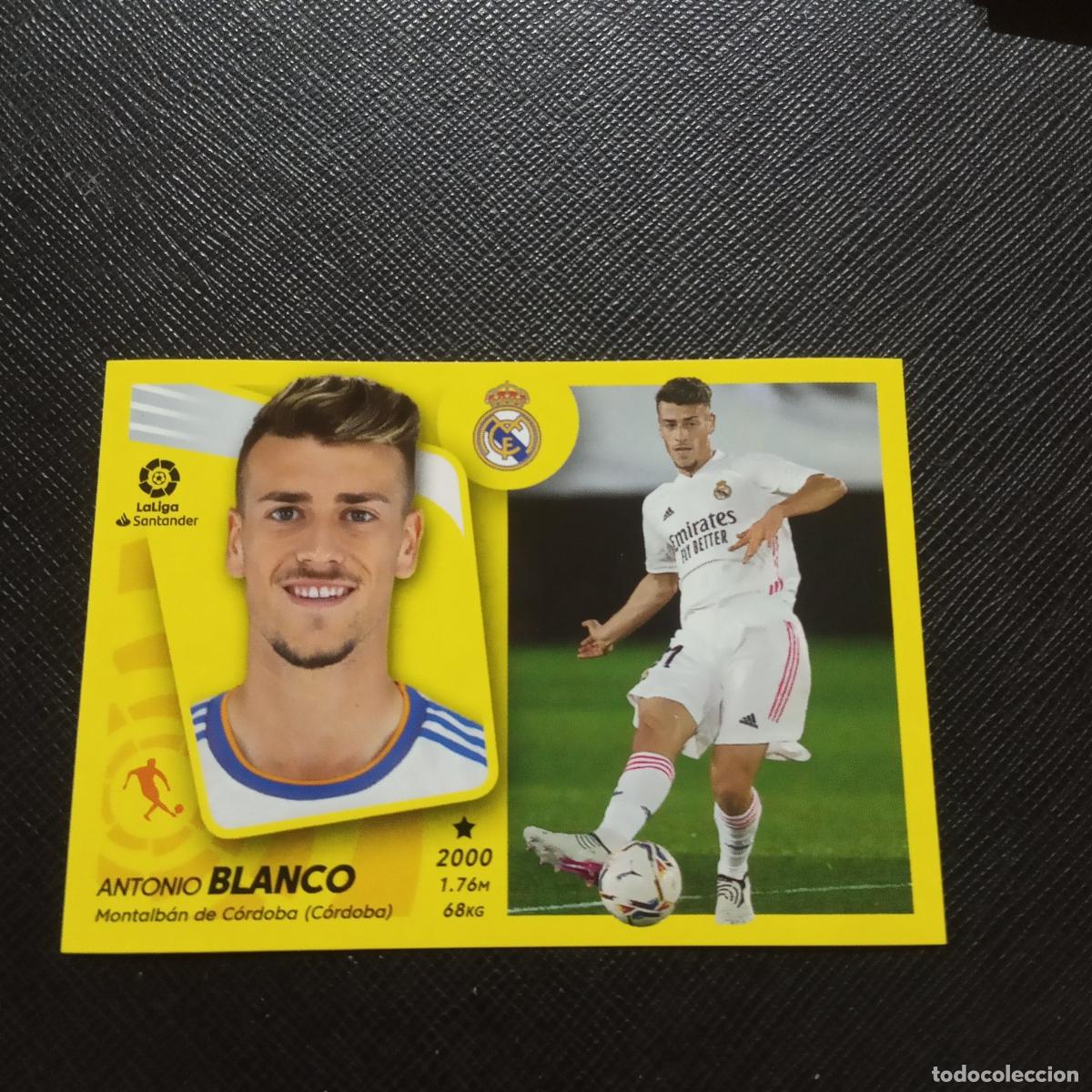 Cromos de F&uacute;tbol: BLANCO REAL MADRID ESTE 2021 2022 CROMO FUTBOL 21 22 - SIN PEGAR - A191 PG91 COLOCA