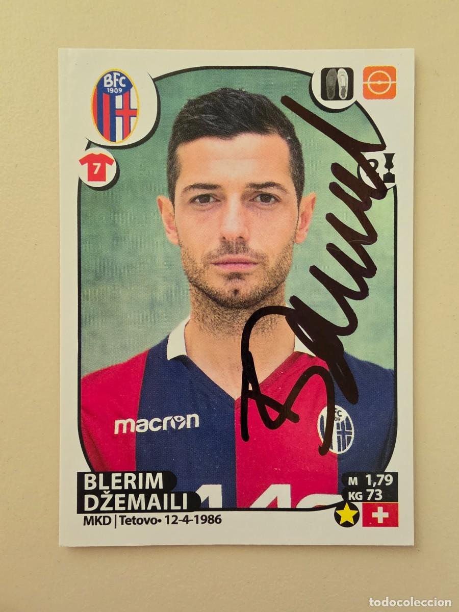 Cromos de F&uacute;tbol: Cromo firmado de Džemaili con aut&oacute;grafo, Bolivia FC