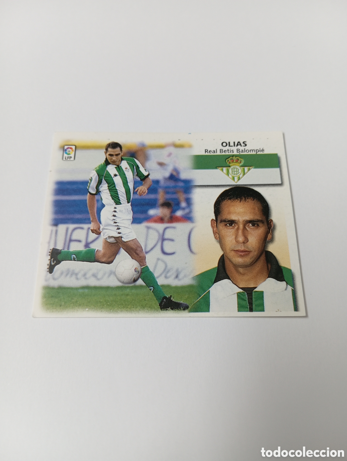 Cromos de F&uacute;tbol: OL&Iacute;AS BAJA Betis LIGA ESTE 1999 2000 PANINI 99 00 NUEVO SIN PEGAR