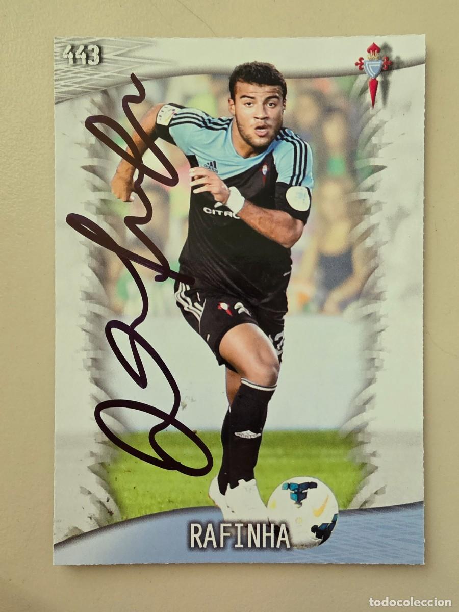 Cromos de F&uacute;tbol: Cromo firmado de Rafinha con aut&oacute;grafo, RC Celta de Vigo