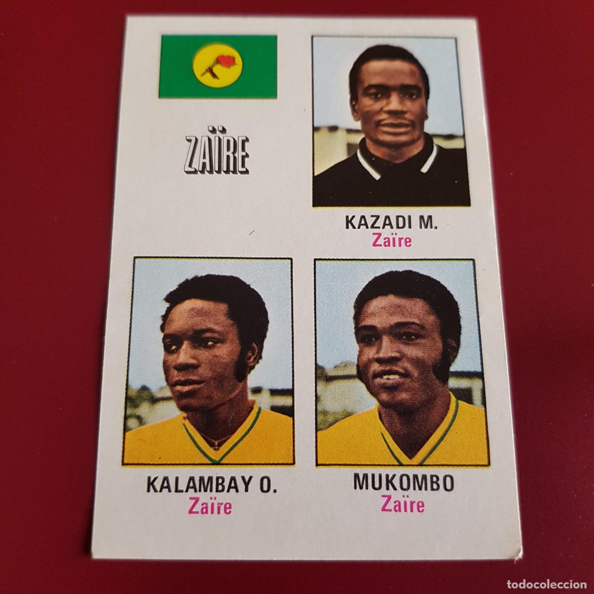 Cromos de Futebol: FHER - MUNICH 74 - 1974 - ZAIRE - KAZADI KALAMBAY MUKOMBO 87 - NUNCA PEGADO