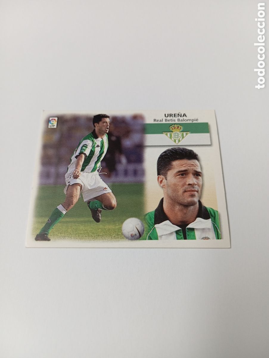 Cromos de Futebol: URE&Ntilde;A Betis LIGA ESTE 1999 2000 PANINI 99 00 NUEVO SIN PEGAR