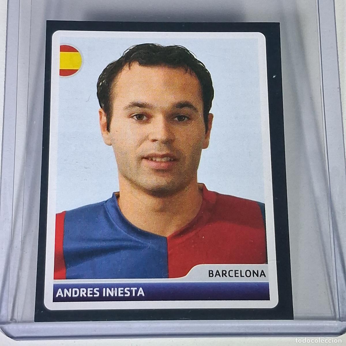 Cromos de Futebol: 15 ANDR&Eacute;S INIESTA FC BARCELONA BAR&Ccedil;A PANINI UEFA CHAMPIONS LEAGUE 2006-2007 &ndash; CROMO