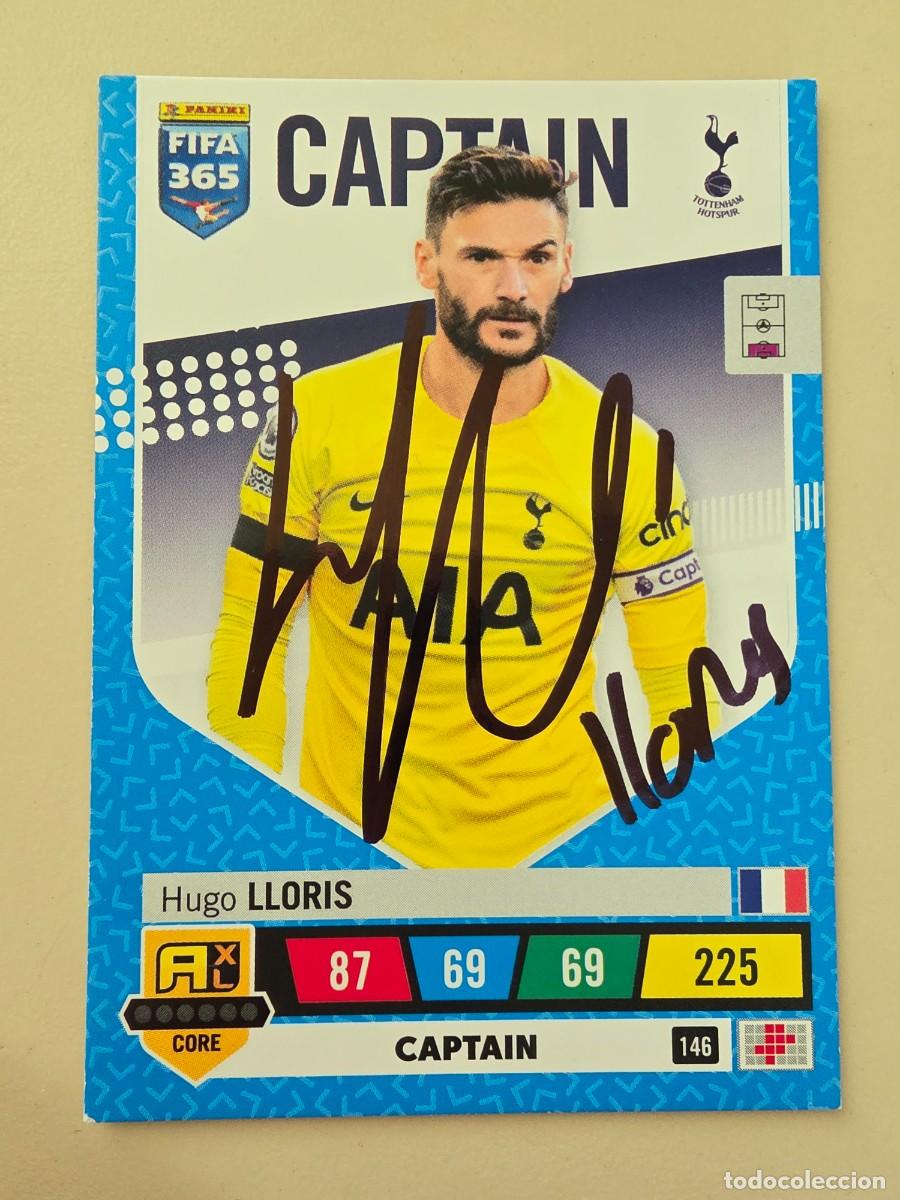 Cromos de Futebol: Cromo firmado de Hugo Lloris con aut&oacute;grafo, Tottenham
