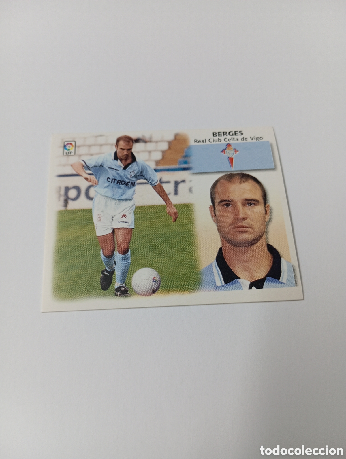 Cromos de Futebol: BERGES Celta Vigo LIGA ESTE 1999 2000 PANINI 99 00 NUEVO SIN PEGAR