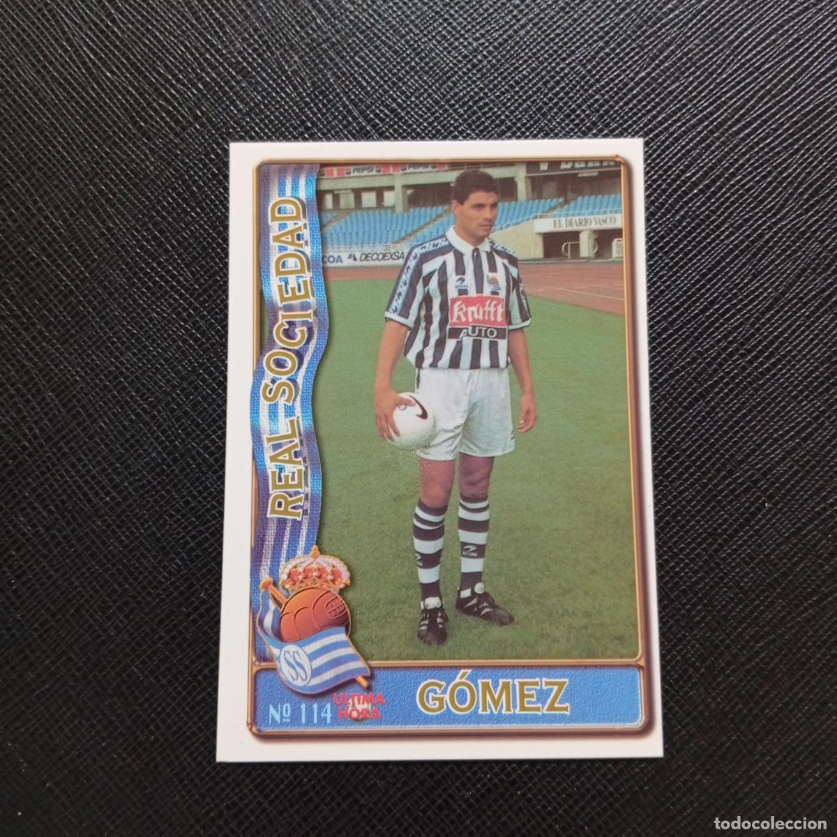 Cromos de F&uacute;tbol: 114 GOMEZ REAL SOCIEDAD MUNDICROMO 1996 1997 CROMO FUTBOL LIGA 96 97 - A206 PG16 ULTIMA HORA