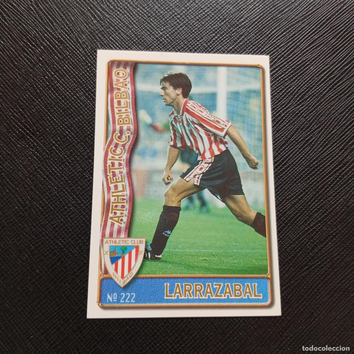 Cromos de F&uacute;tbol: 222 LARRAZABAL BILBAO MUNDICROMO 1996 1997 CROMO FUTBOL LIGA 96 97 - A206 PG32