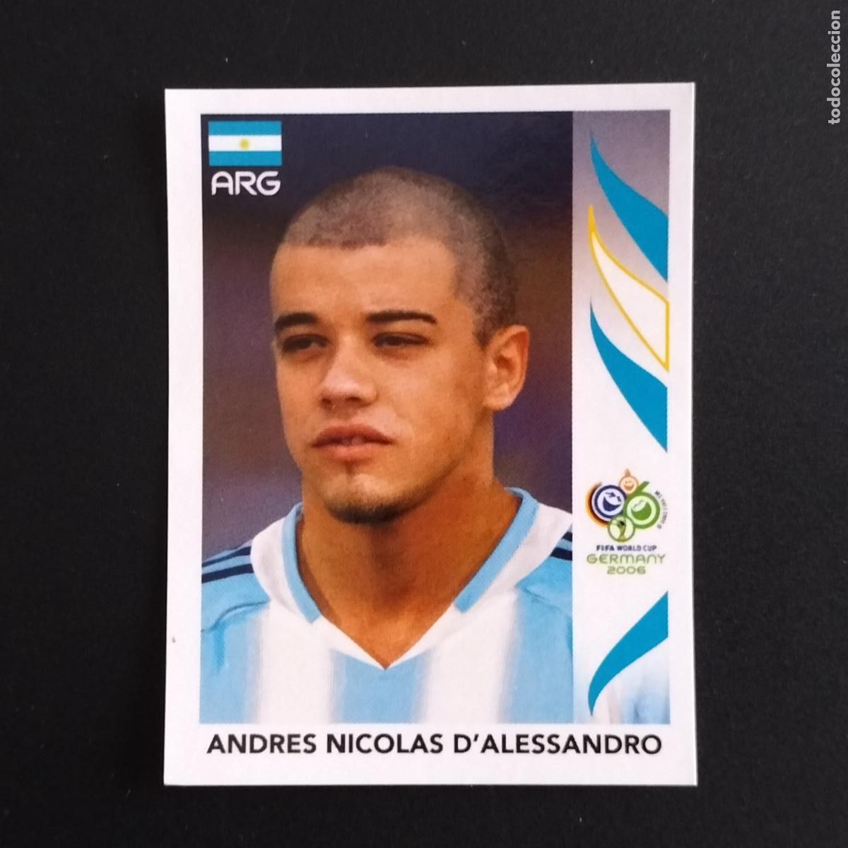 Cromos de F&uacute;tbol: 179 NICOLAS D'ALESSANDRO ARGENTINA CROMOS FIFA WORLD CUP GERMANY 2006 MUNDIAL FUTBOL ALEMANIA PANINI