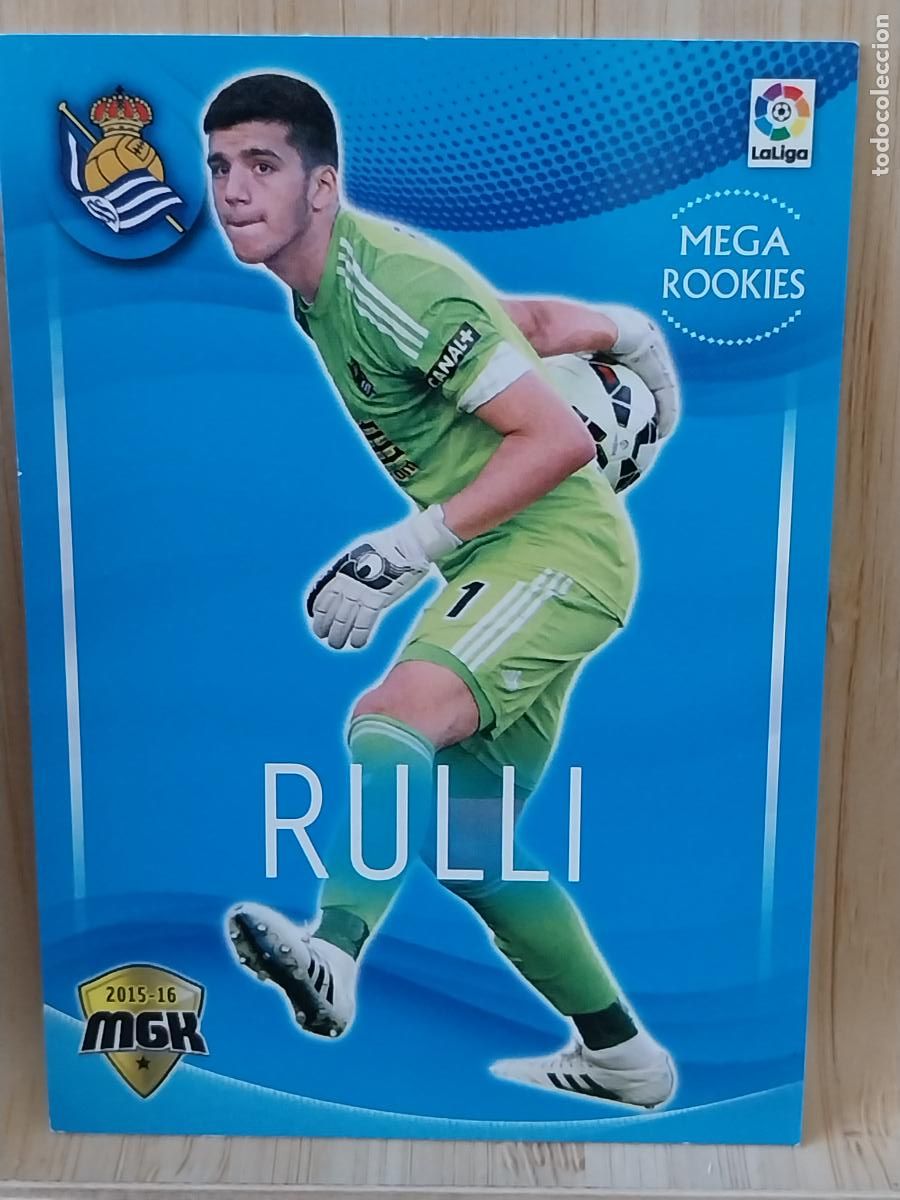 Cromos de F&uacute;tbol: RULLI REAL SOCIEDAD MGK LIGA 2015 15 16 TRADING CARD CROMO 432 ORIGINAL
