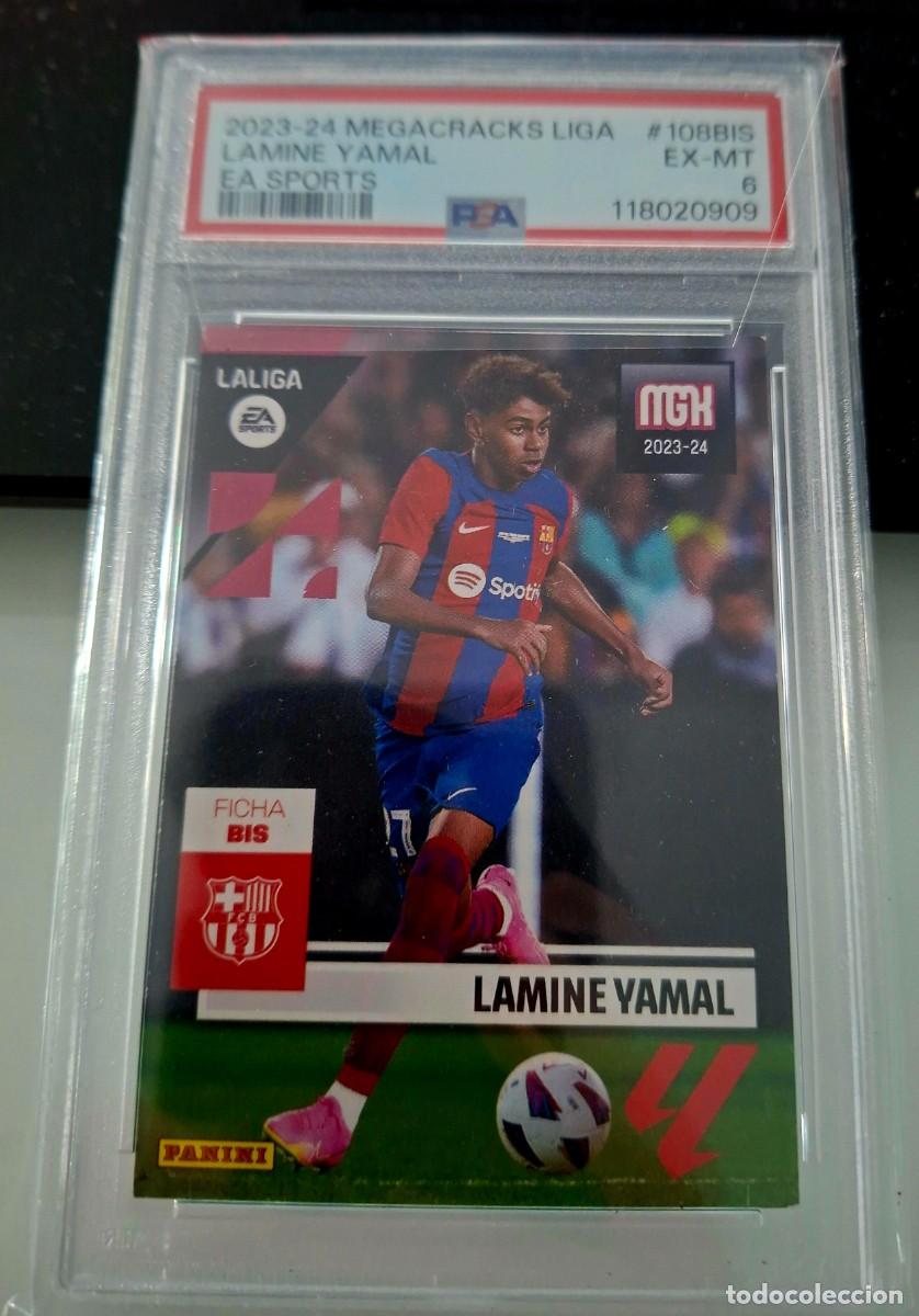 Cromos de F&uacute;tbol: Lamine Yamal 108 bis PSA 6
