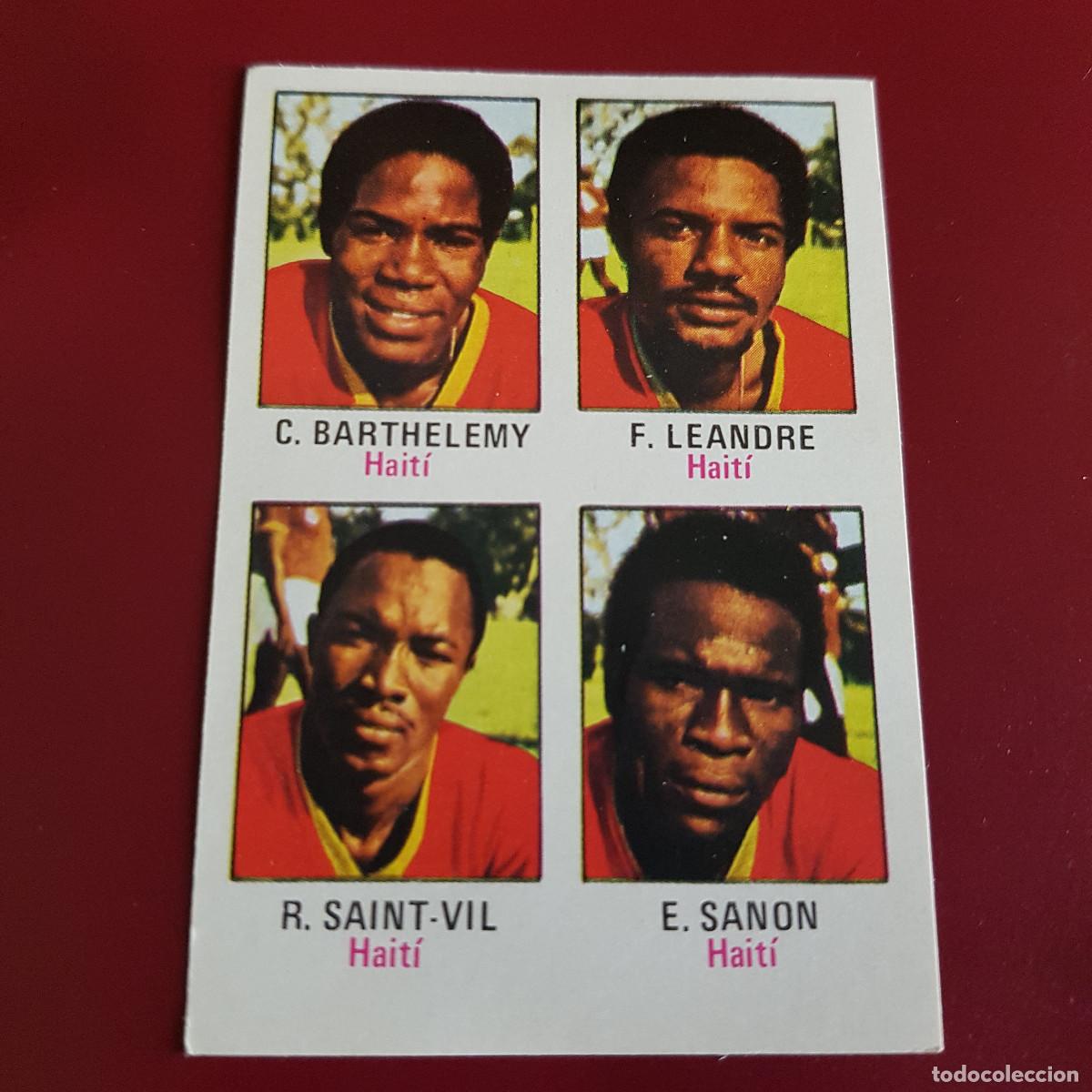 Cromos de F&uacute;tbol: FHER - MUNICH 74 - 1974 - HAITI - BARTHELEMY LEANDRE SAINT VIL SANON 82 - NUNCA PEGADO
