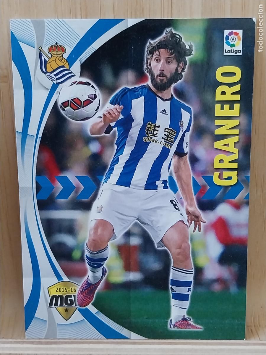 Cromos de F&uacute;tbol: GRANERO REAL SOCIEDAD MGK LIGA 2015 15 16 TRADING CARD CROMO 419 ORIGINAL *