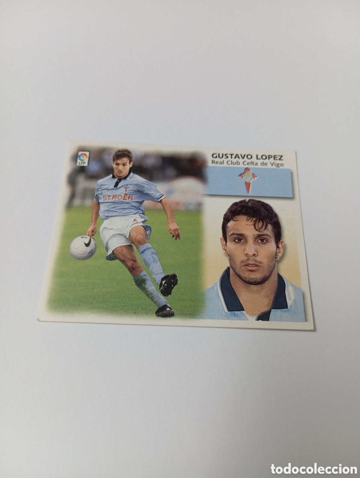 Cromos de F&uacute;tbol: GUSTAVO L&Oacute;PEZ COLOCA Celta Vigo LIGA ESTE 1999 2000 PANINI 99 00 NUEVO SIN PEGAR