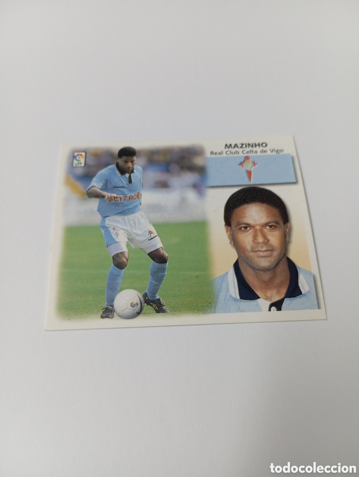 Cromos de F&uacute;tbol: MAZINHO Celta Vigo LIGA ESTE 1999 2000 PANINI 99 00 NUEVO SIN PEGAR