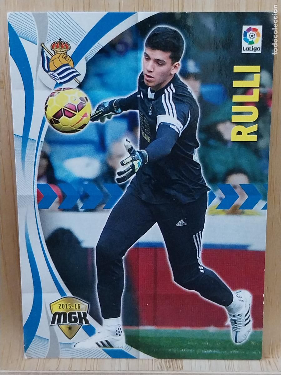 Cromos de F&uacute;tbol: RULLI REAL SOCIEDAD MGK LIGA 2015 15 16 TRADING CARD CROMO 408 ORIGINAL *