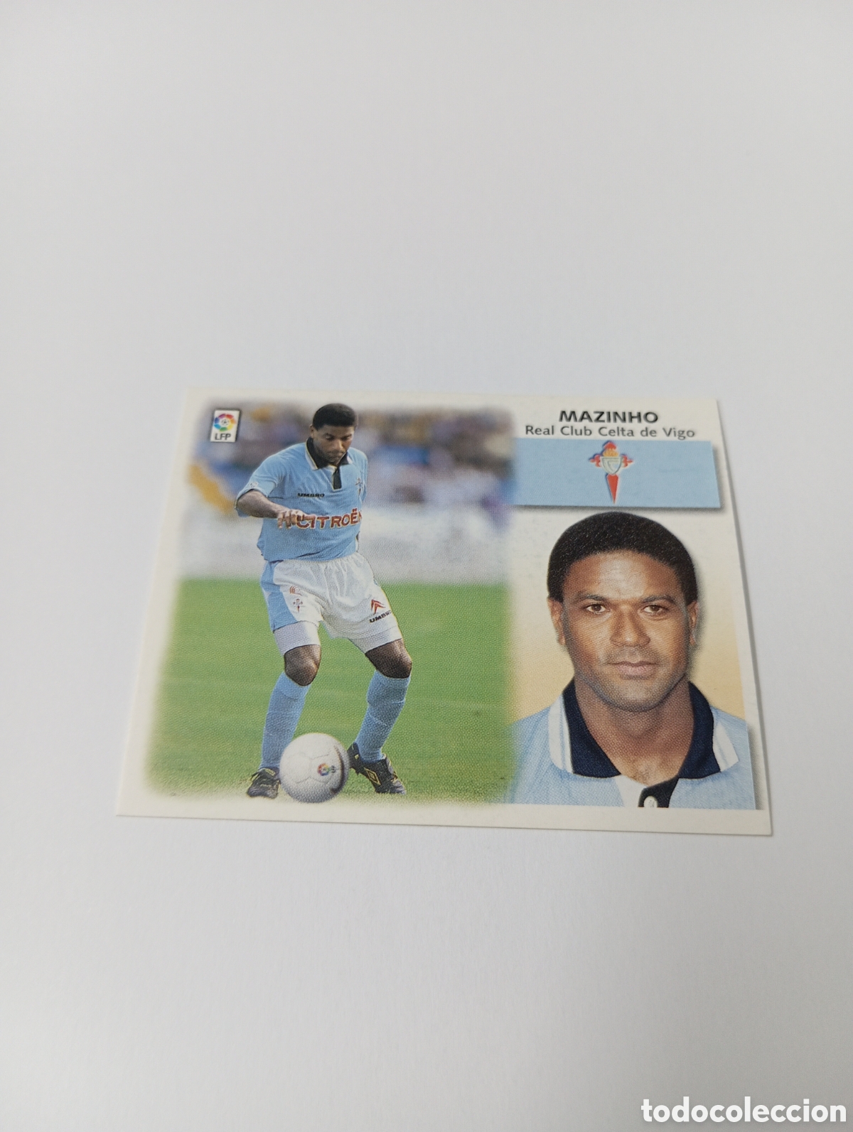 Cromos de F&uacute;tbol: MAZINHO Celta Vigo LIGA ESTE 1999 2000 PANINI 99 00 NUEVO SIN PEGAR