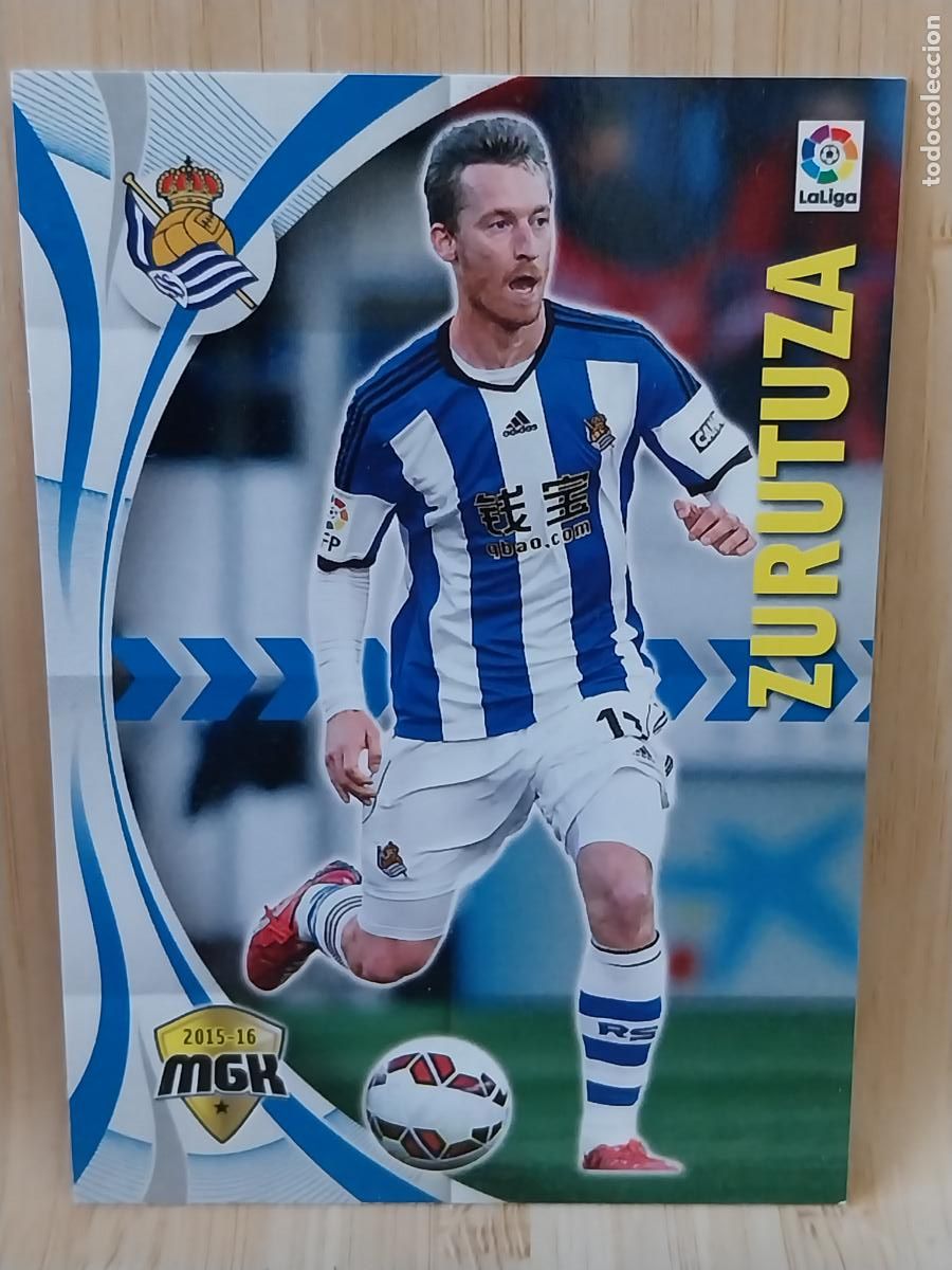 Cromos de F&uacute;tbol: ZURUTUZA PARDO REAL SOCIEDAD MGK LIGA 2015 15 16 TRADING CARD CROMO 422 ORIGINAL *--*