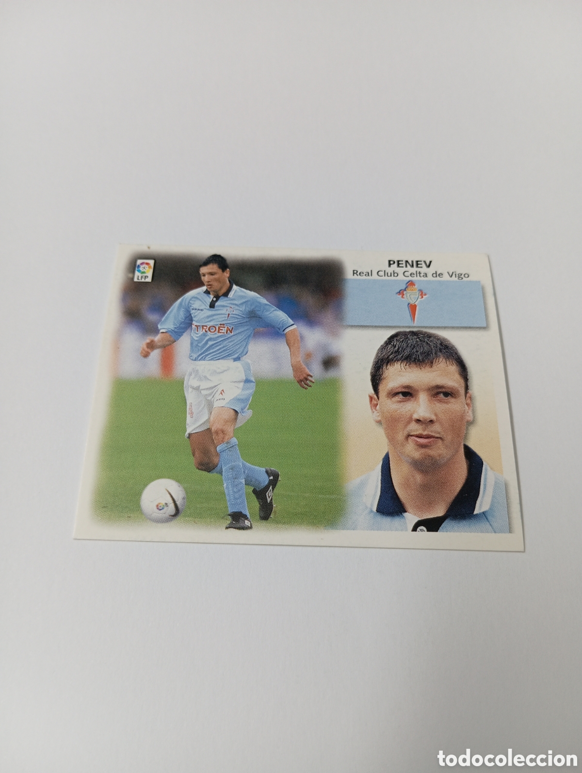 Cromos de F&uacute;tbol: PENEV BAJA Celta Vigo LIGA ESTE 1999 2000 PANINI 99 00 NUEVO SIN PEGAR