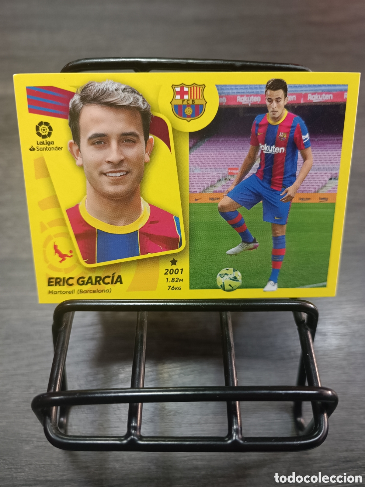 Cromos de F&uacute;tbol: &Uacute;ltimos fichajes 4 Eric Garc&iacute;a FC Barcelona 2021 2022 sticker