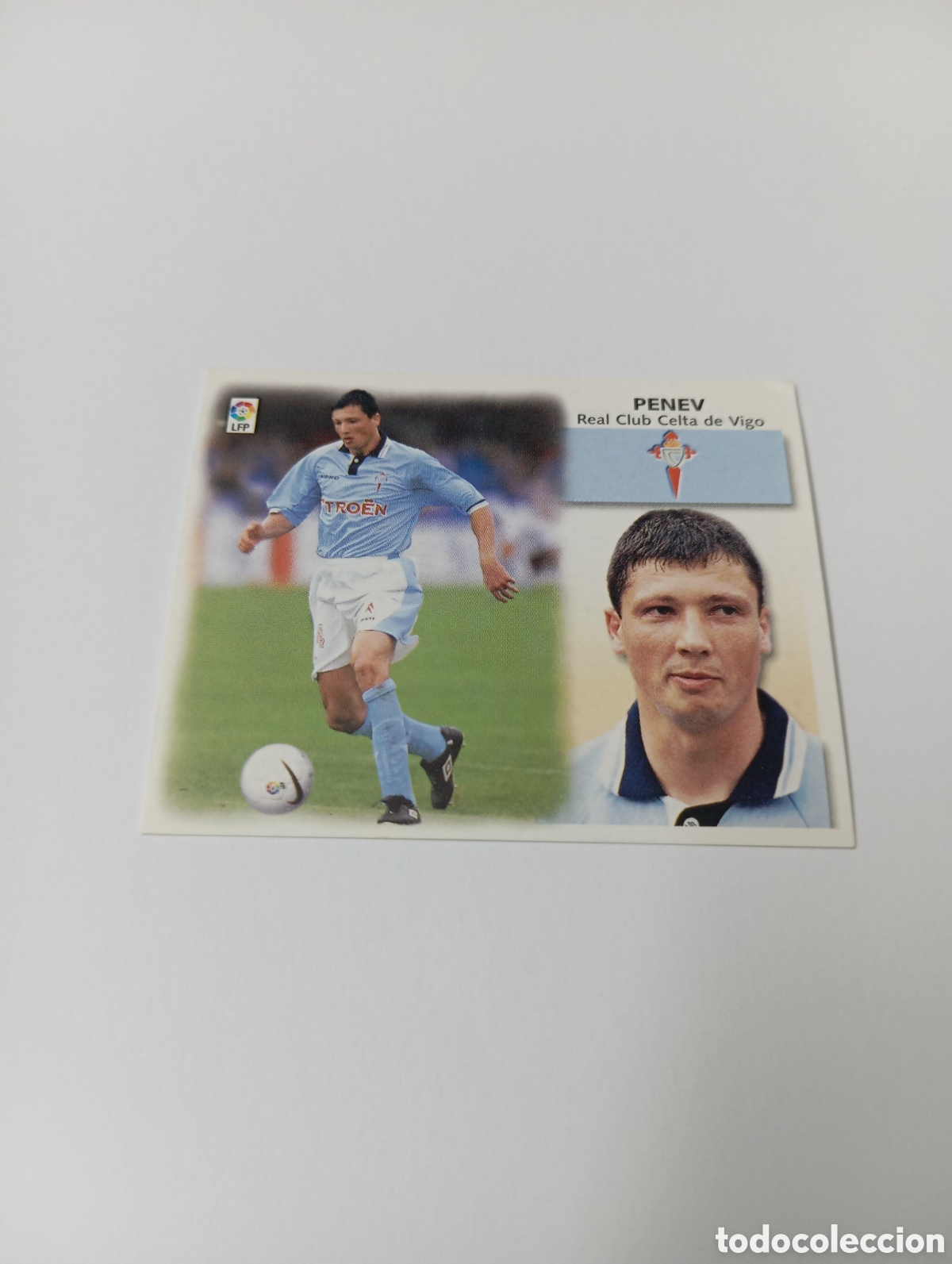 Cromos de F&uacute;tbol: PENEV BAJA Celta Vigo LIGA ESTE 1999 2000 PANINI 99 00 NUEVO SIN PEGAR