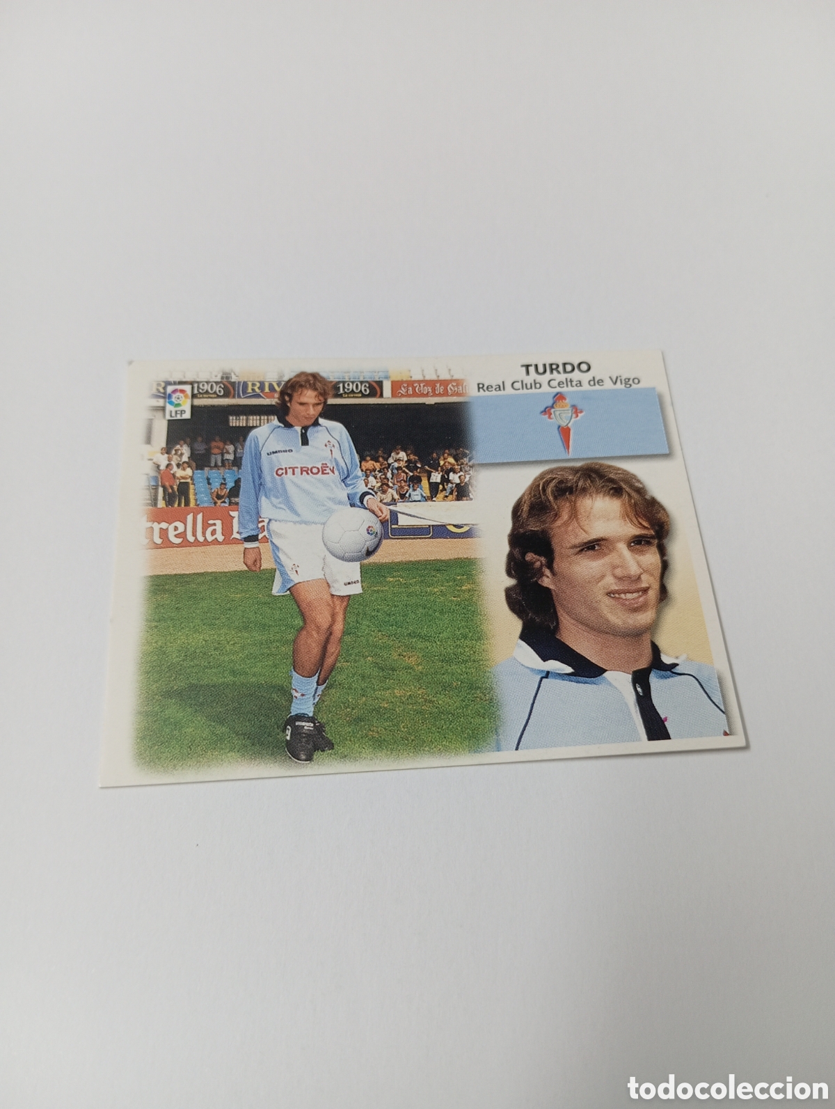 Cromos de F&uacute;tbol: TURDO COLOCA Celta Vigo LIGA ESTE 1999 2000 PANINI 99 00 NUEVO SIN PEGAR