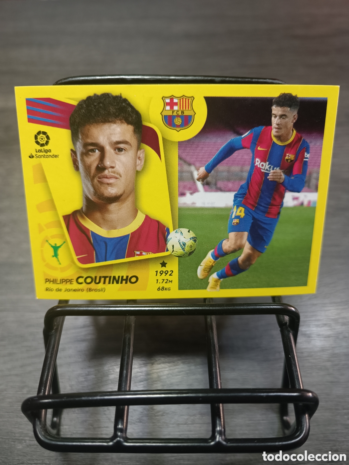 Cromos de F&uacute;tbol: Coloca 19 Bis Coutinho FC Barcelona 2021 2022