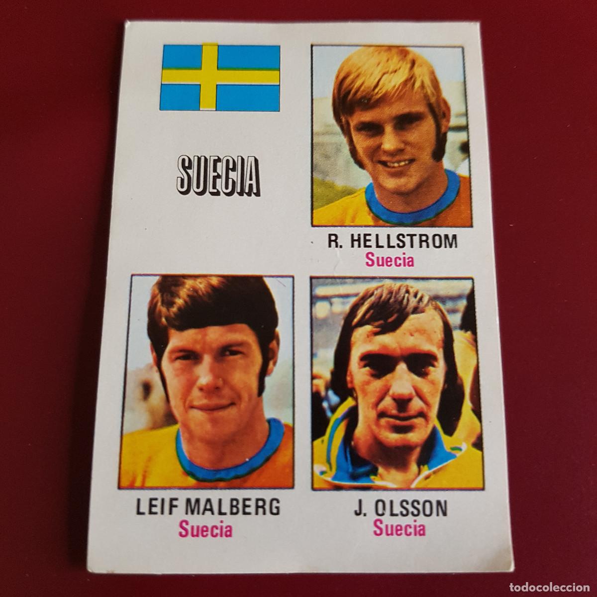 Cromos de F&uacute;tbol: FHER - MUNICH 74 - 1974 - SUECIA - HELLSTROM - MALBERG - OLSSON 71 - NUNCA PEGADO