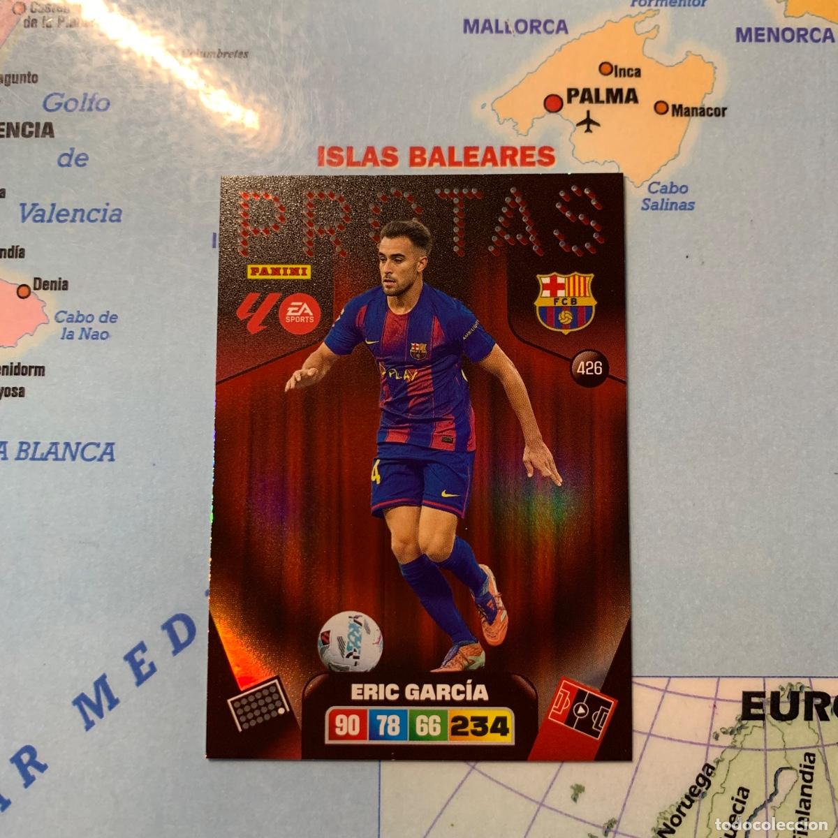 Cromos de F&uacute;tbol: Eric Garcia Protas n&uacute;mero 426 del Barcelona cromo adrenalyn XL 25-26 2025-2026
