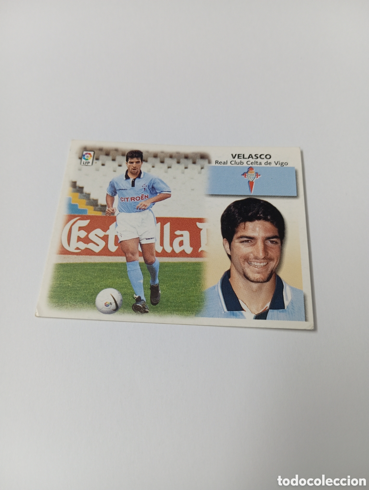 Cromos de F&uacute;tbol: VELASCO COLOCA Celta Vigo LIGA ESTE 1999 2000 PANINI 99 00 NUEVO SIN PEGAR