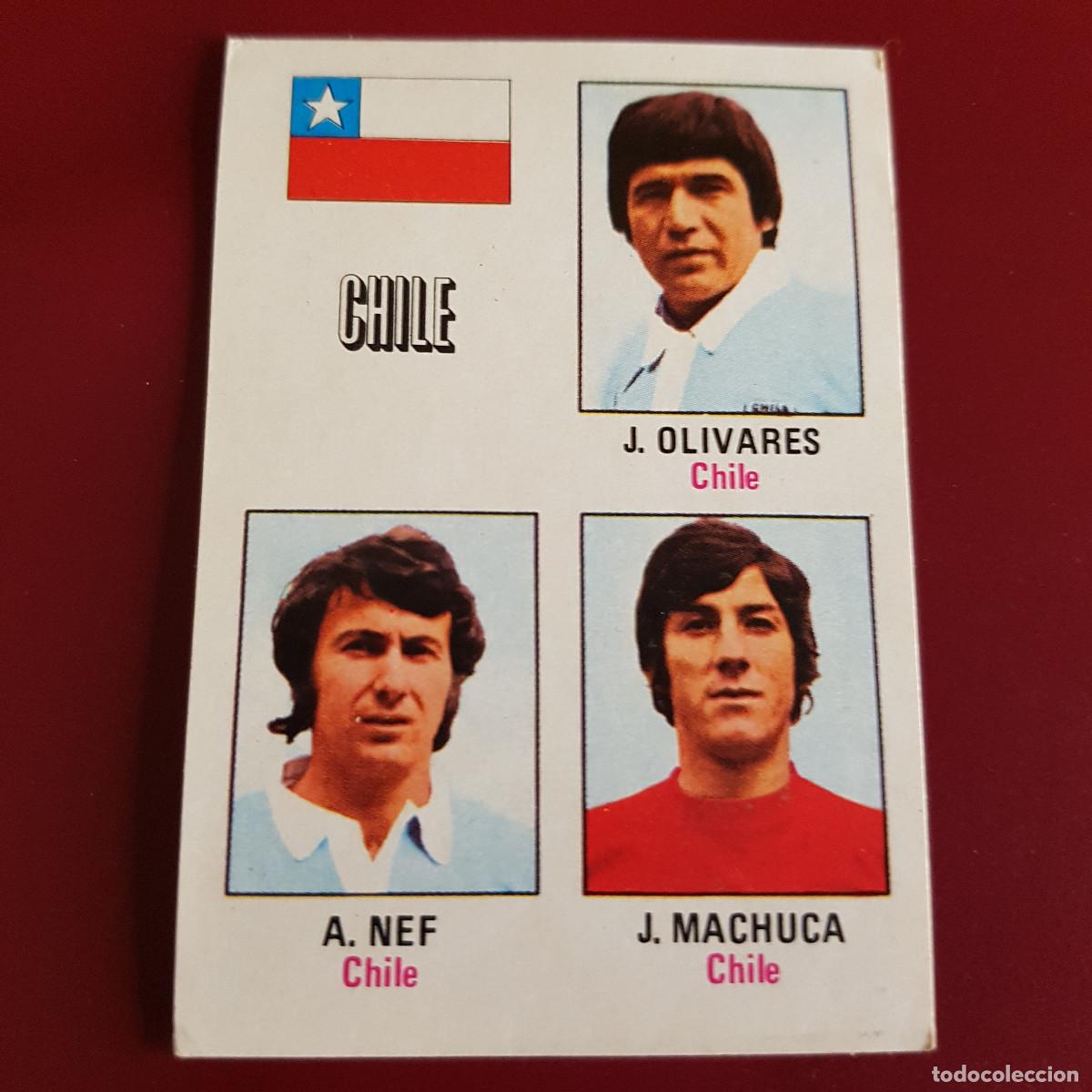 Cromos de F&uacute;tbol: FHER - MUNICH 74 - 1974 - CHILE - OLIVARES - NEF - MACHUCA 47 - NUNCA PEGADO