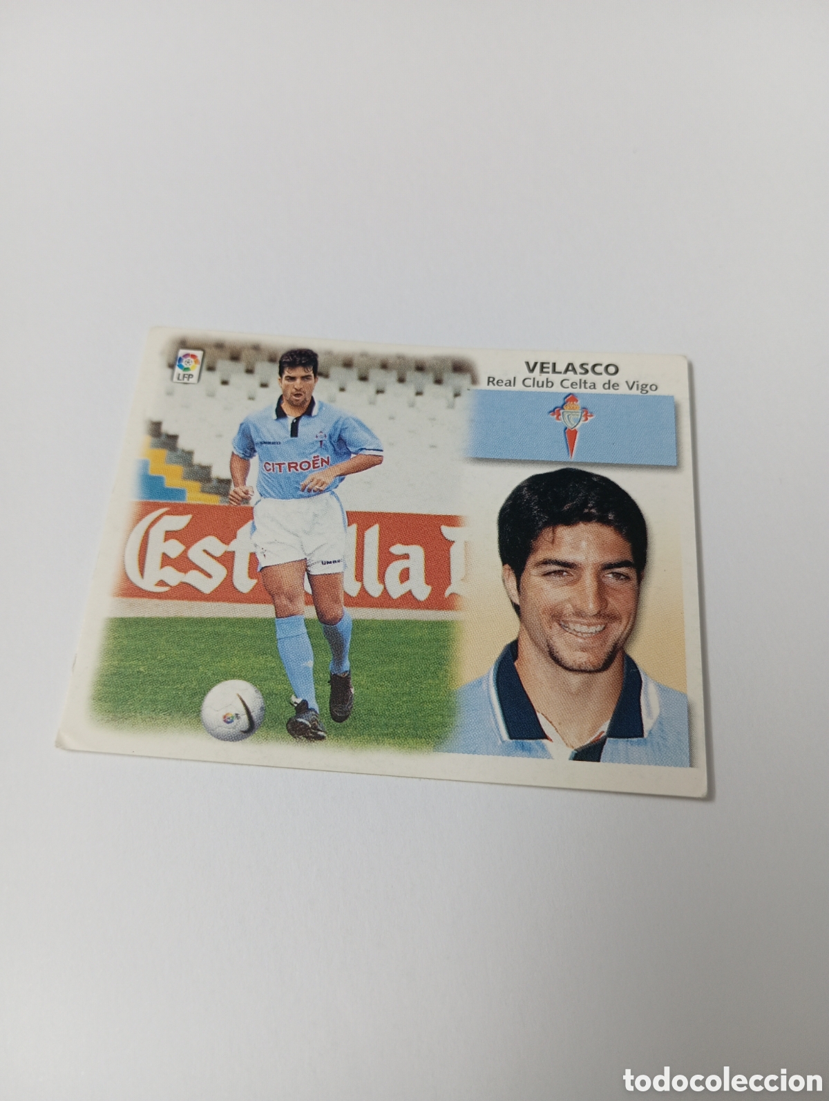 Cromos de F&uacute;tbol: VELASCO COLOCA Celta Vigo LIGA ESTE 1999 2000 PANINI 99 00 NUEVO SIN PEGAR