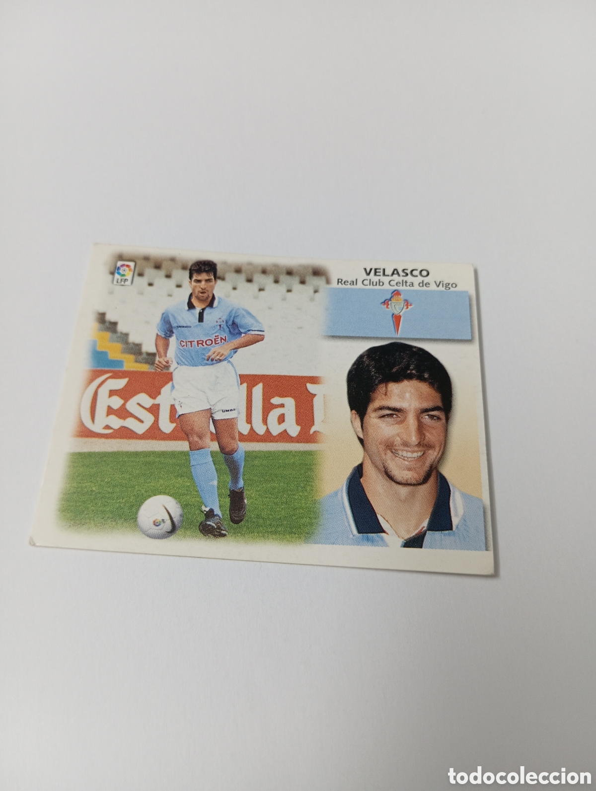 Cromos de F&uacute;tbol: VELASCO COLOCA Celta Vigo LIGA ESTE 1999 2000 PANINI 99 00 NUEVO SIN PEGAR
