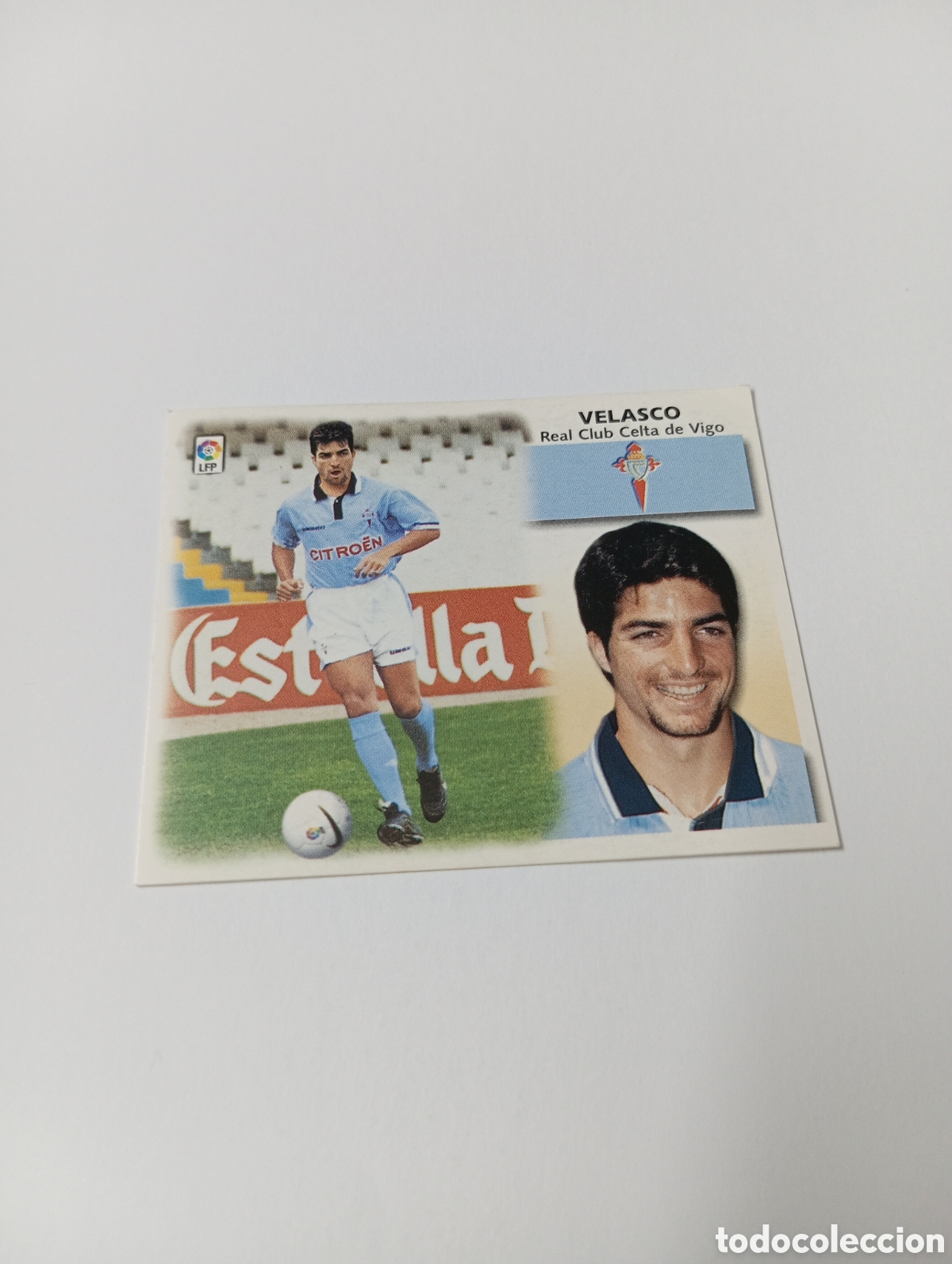 Cromos de F&uacute;tbol: VELASCO COLOCA Celta Vigo LIGA ESTE 1999 2000 PANINI 99 00 NUEVO SIN PEGAR