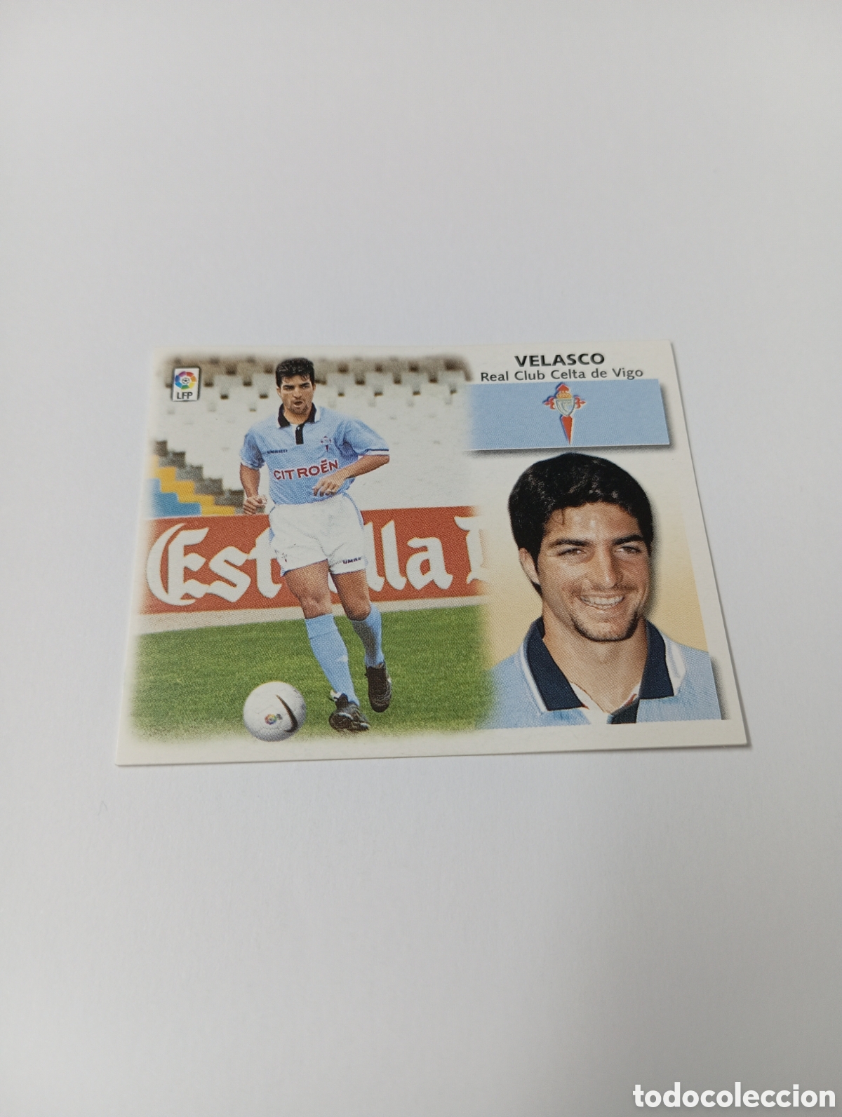 Cromos de F&uacute;tbol: VELASCO COLOCA Celta Vigo LIGA ESTE 1999 2000 PANINI 99 00 NUEVO SIN PEGAR