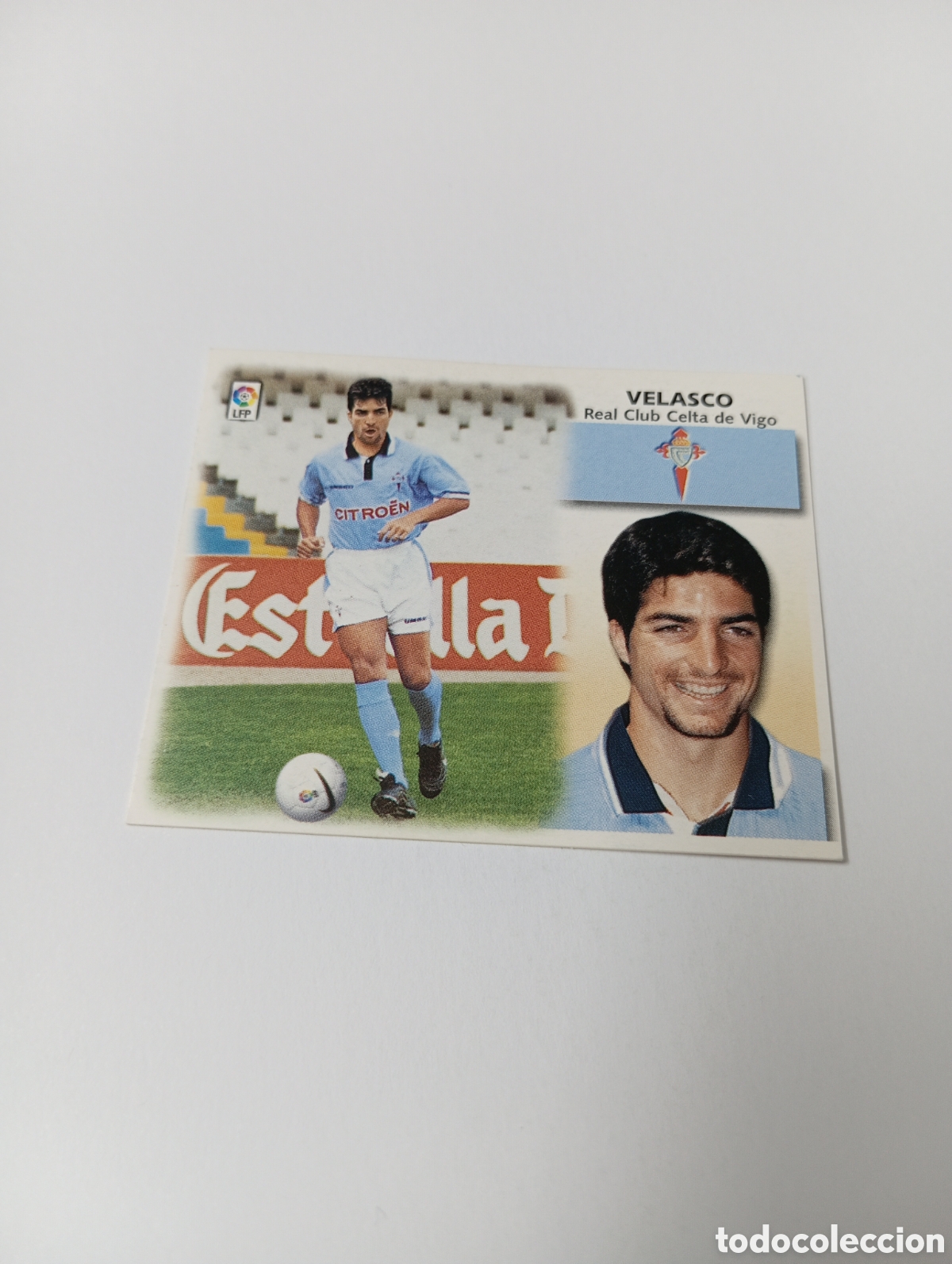 Cromos de F&uacute;tbol: VELASCO COLOCA Celta Vigo LIGA ESTE 1999 2000 PANINI 99 00 NUEVO SIN PEGAR