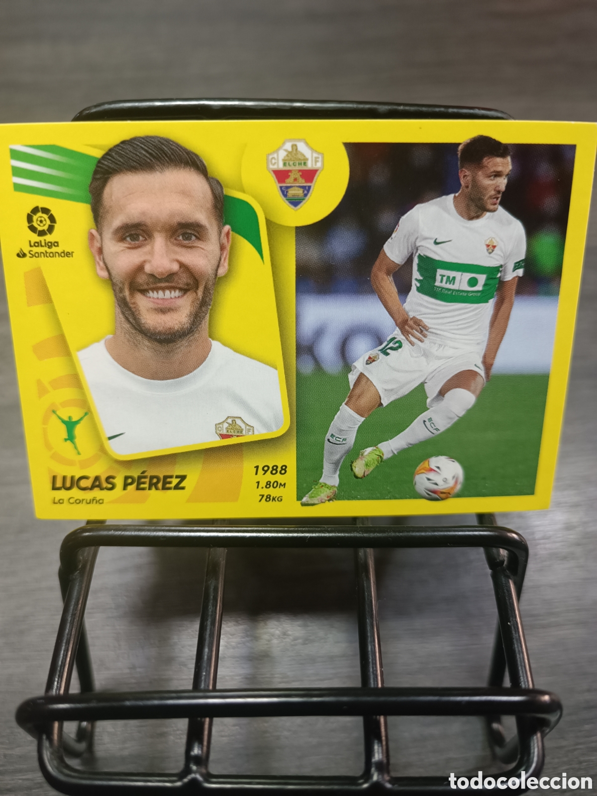 Cromos de F&uacute;tbol: &Uacute;ltimos fichajes 56 Lucas P&eacute;rez Liga Este 2021 2022