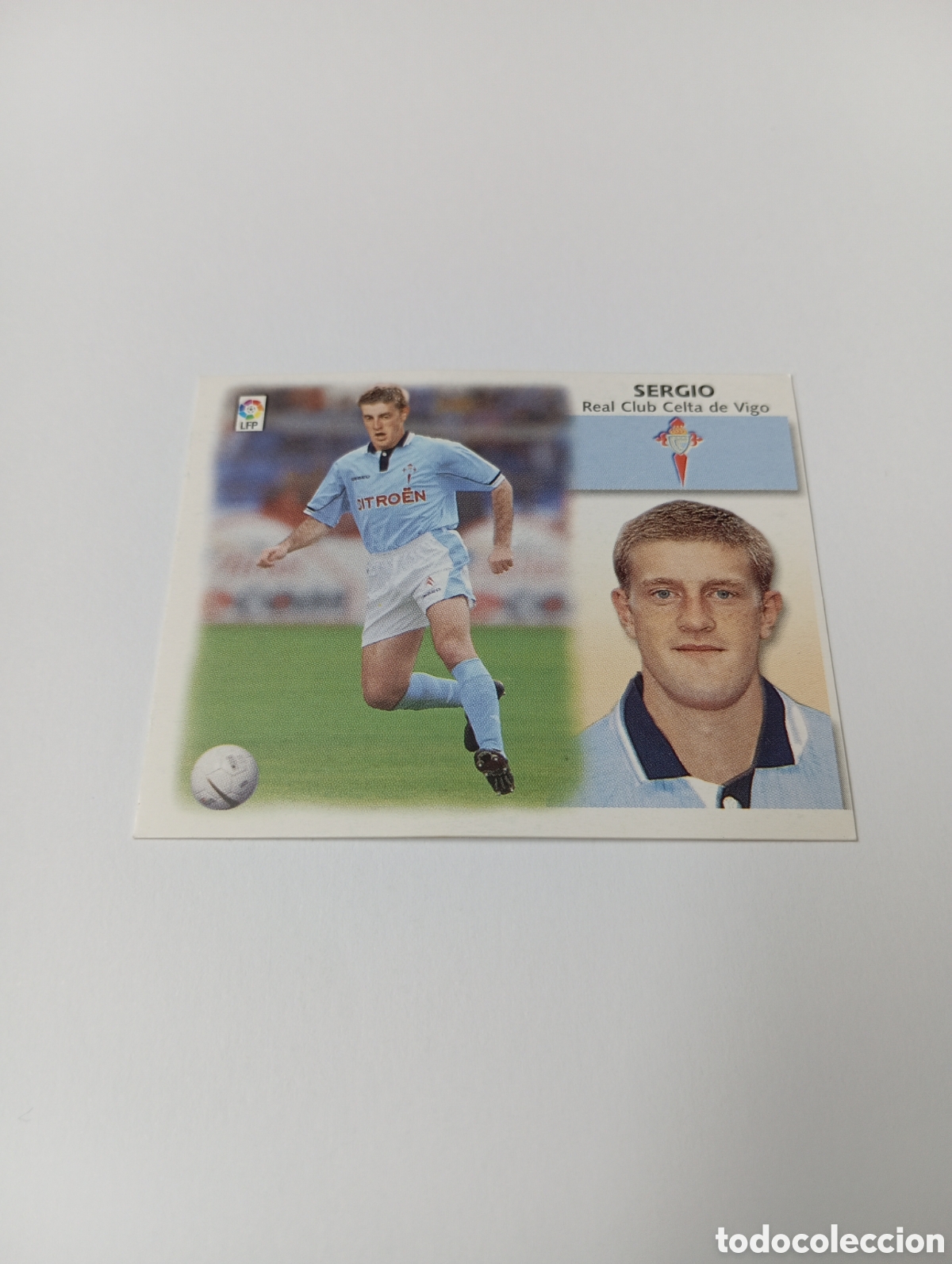 Cromos de F&uacute;tbol: SERGIO Celta Vigo LIGA ESTE 1999 2000 PANINI 99 00 NUEVO SIN PEGAR